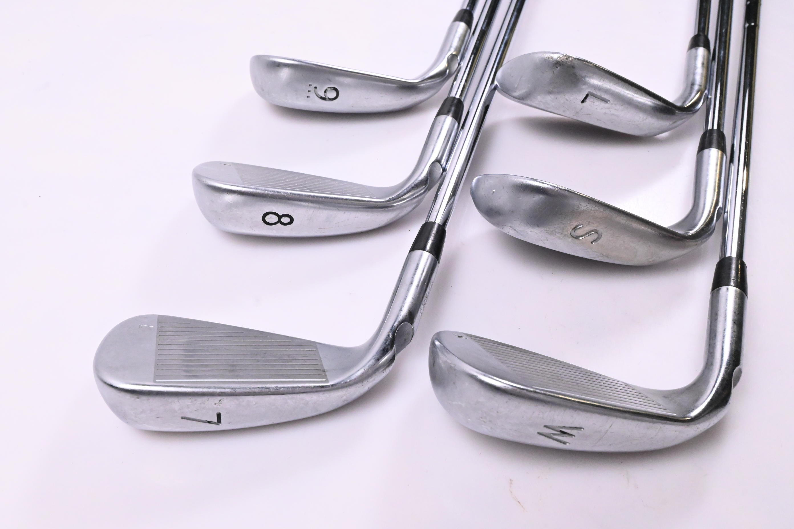 Ping G400 Irons / 7-PW+SW+LW / Green Dot / Regular Flex Ping AWT 2.0 Shafts