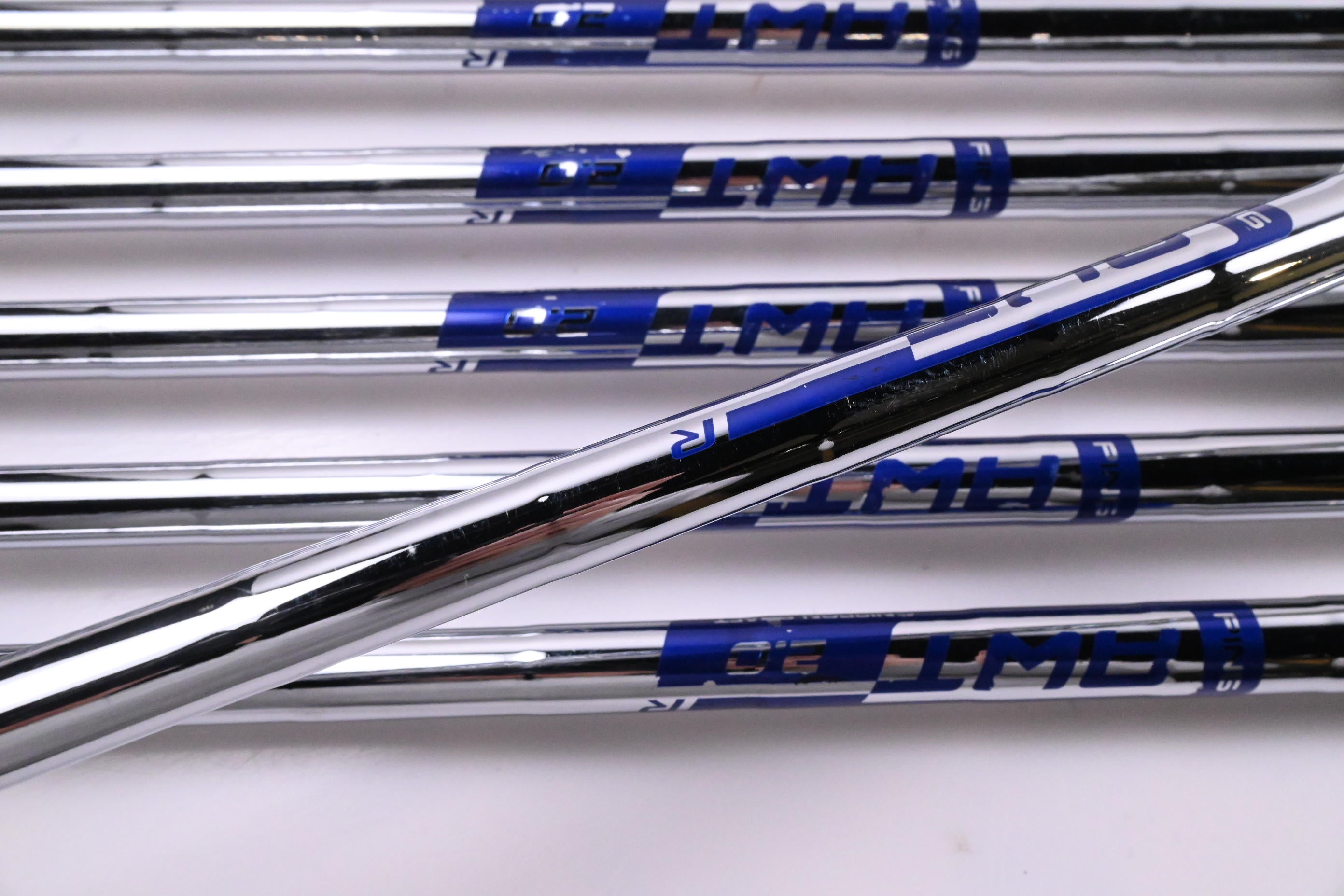 Ping G400 Irons / 7-PW+SW+LW / Green Dot / Regular Flex Ping AWT 2.0 Shafts