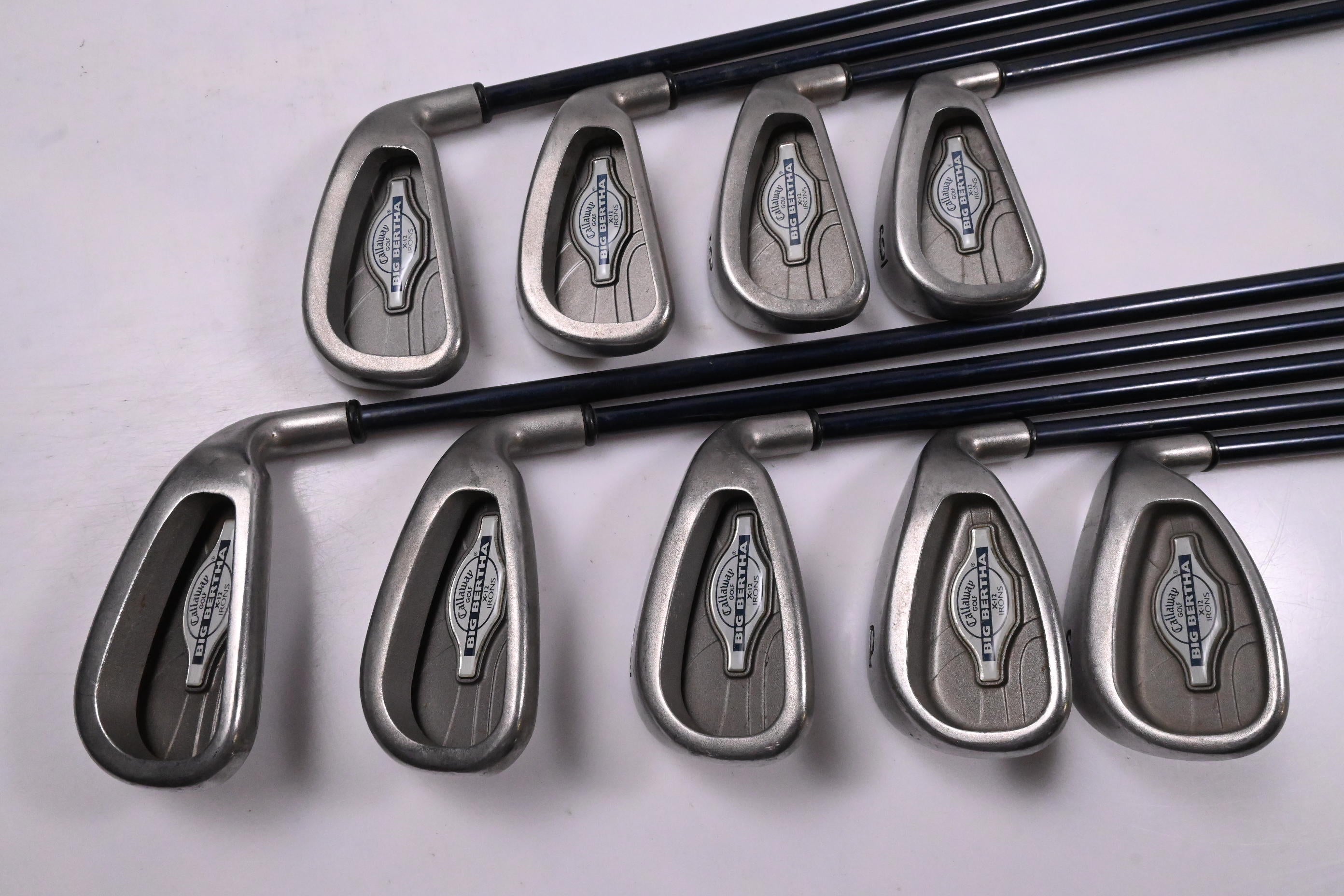 Callaway X-12 Irons / 3-PW+SW / Firm Flex Callaway RCH 99 Shafts