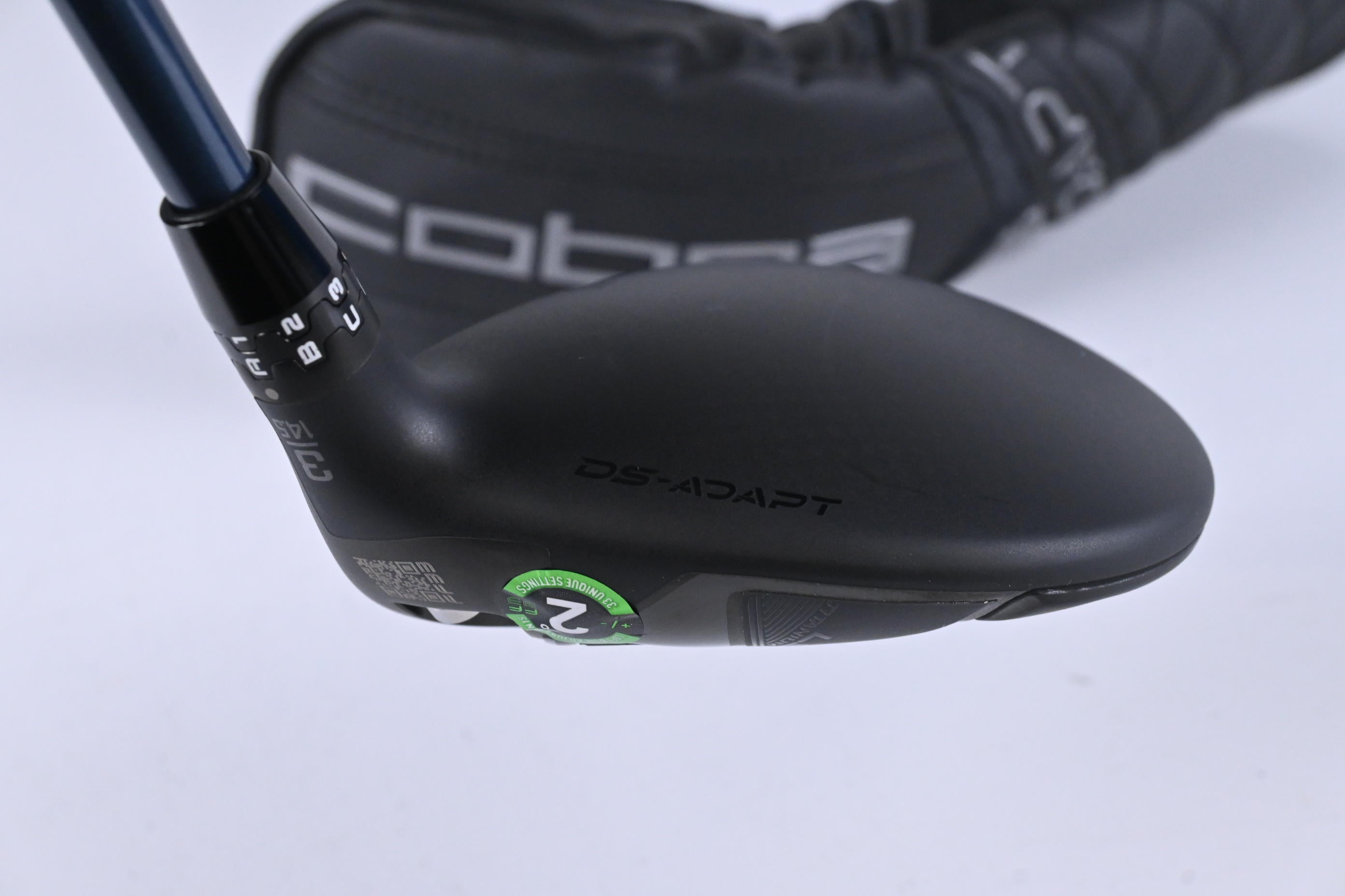 Cobra DS-Adapt LS Titanium #3 Wood / 14.5 Degree / Stiff Flex Denali Blue 60 Shaft