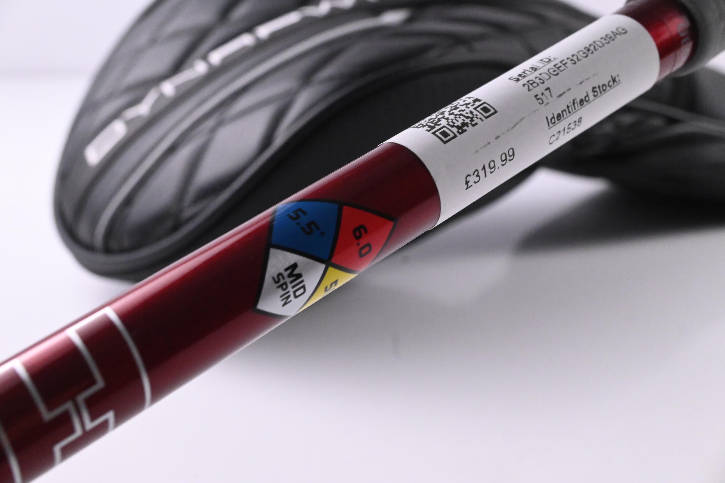 Wilson DYNAPWR Max+ Driver / 10.5 Degree / Stiff Flex HZRDUS Smoke Red RDX 50