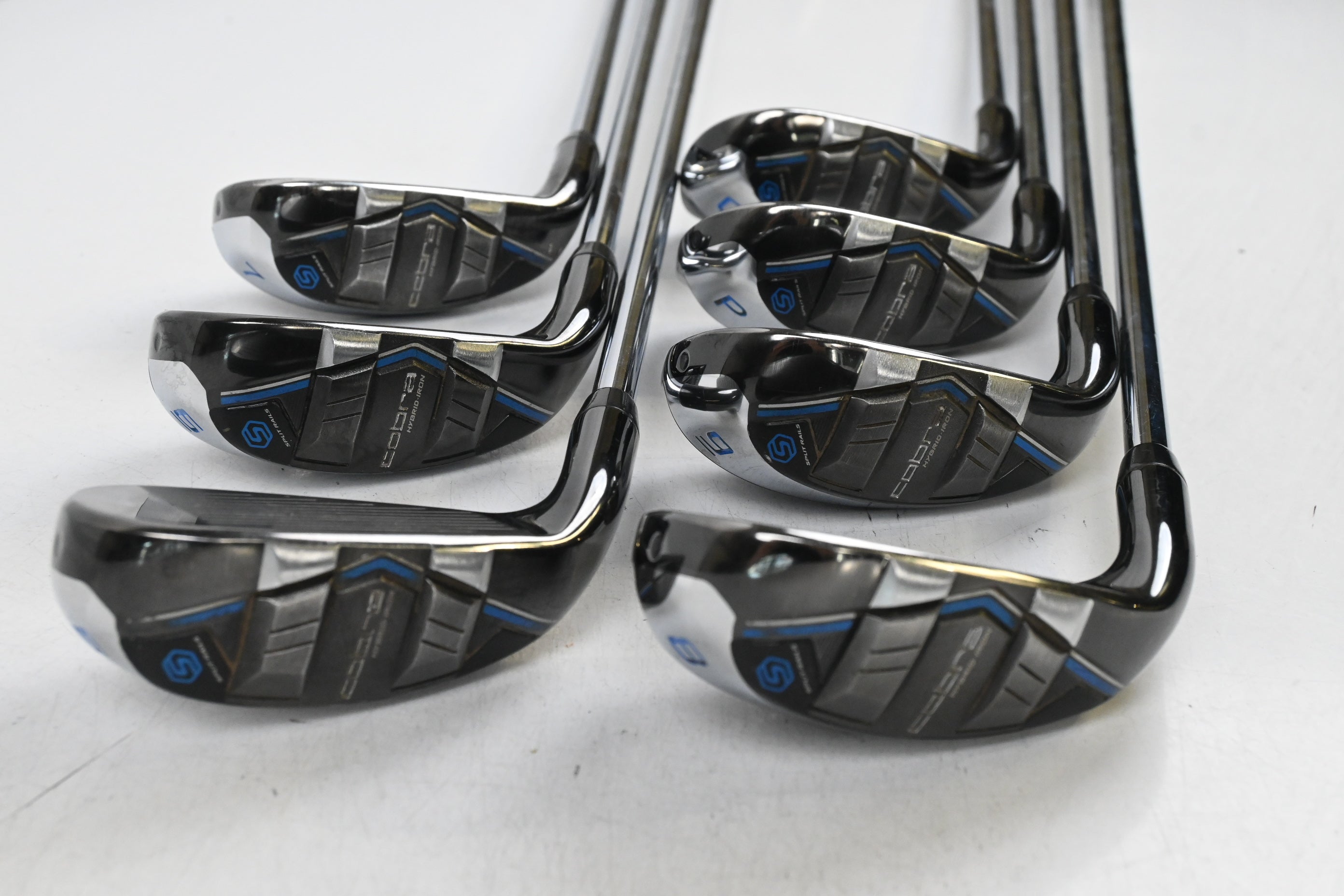 Cobra T-Rail Hybrid Combo Irons / 5-PW+GW / Regular Flex Ultralite Shafts
