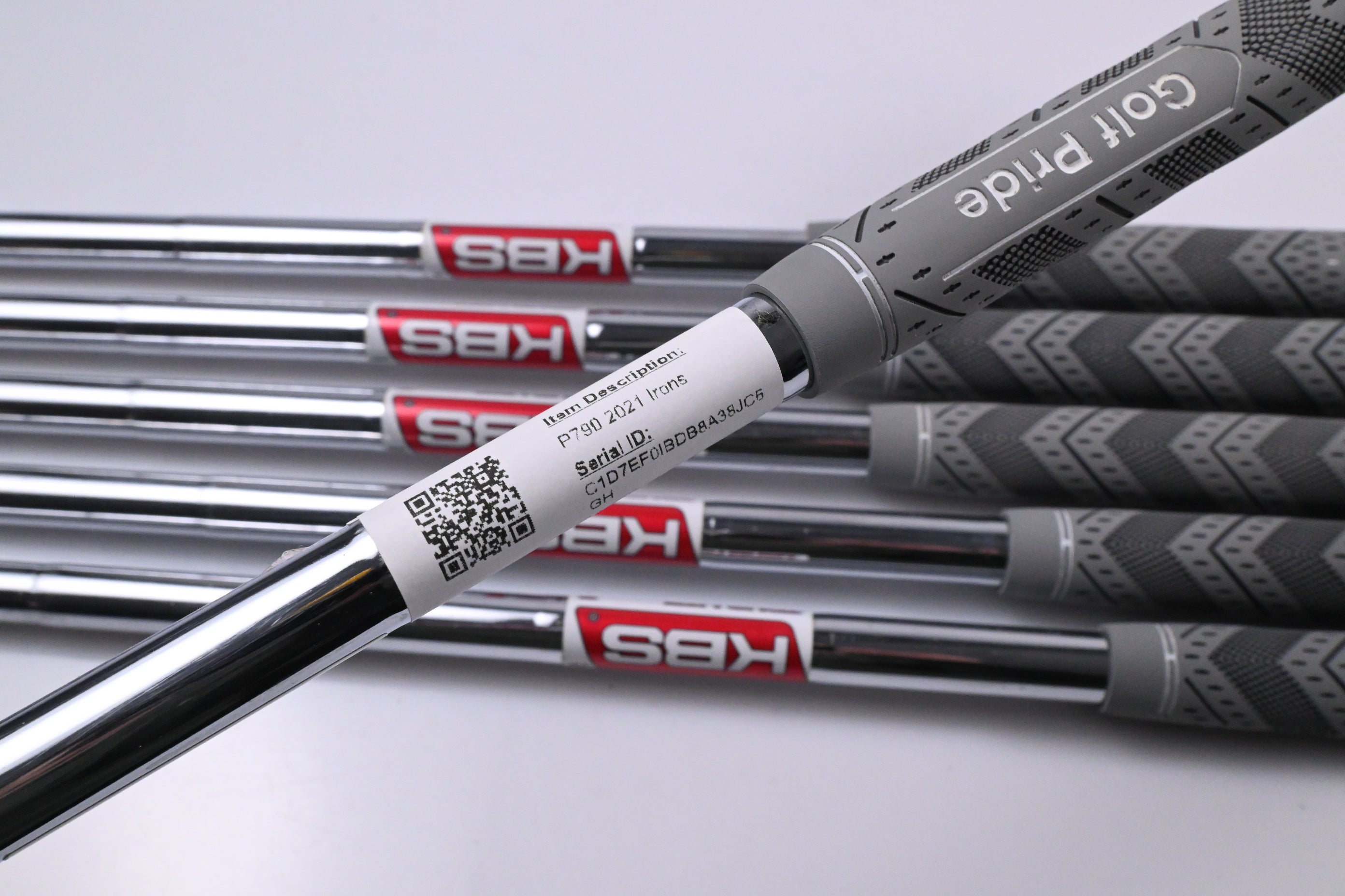 Taylormade P790 2021 Irons / 5-PW / Stiff Flex KBS Tour Lite Shafts