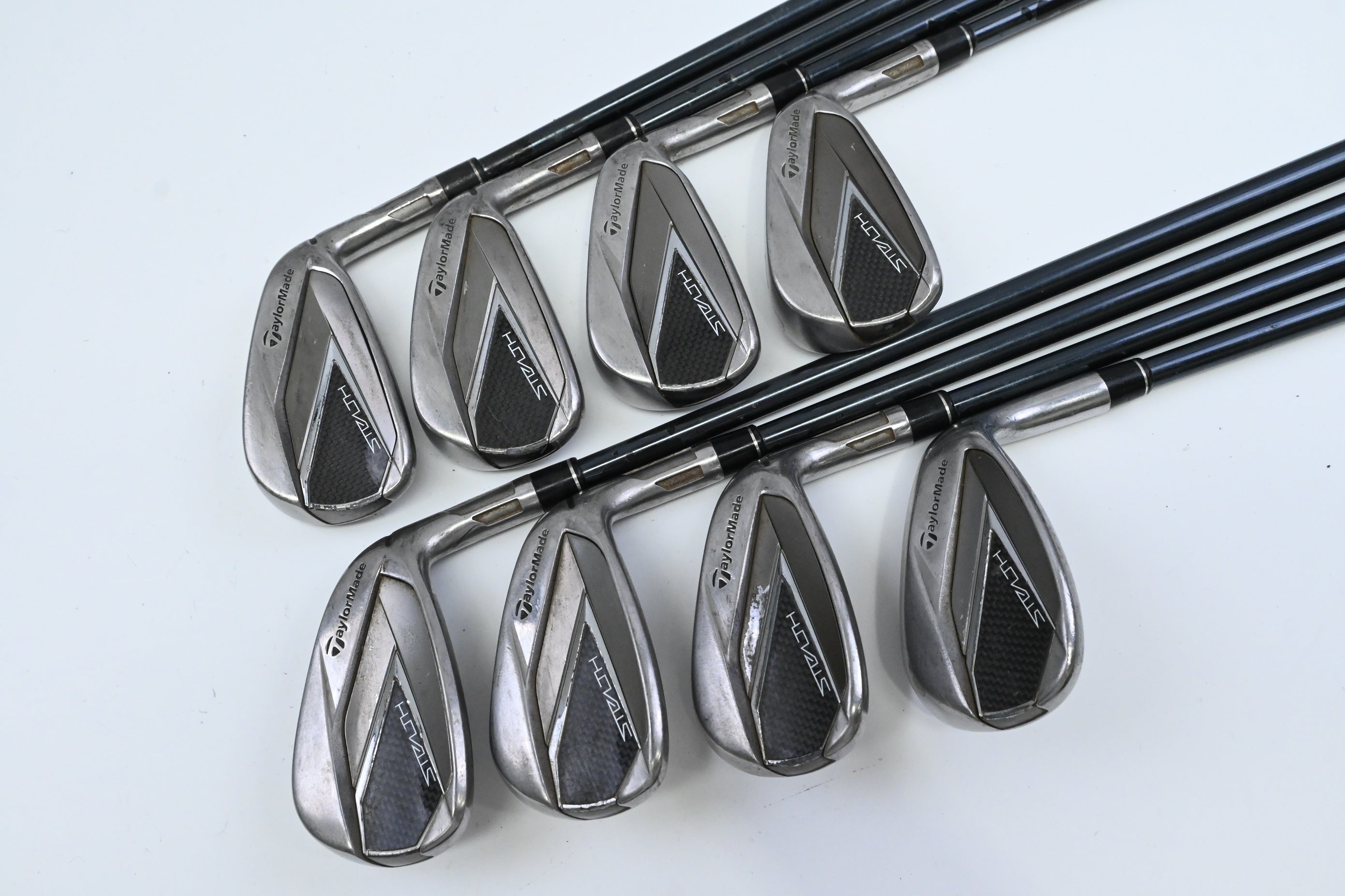 Taylormade Stealth Irons / 4-PW+SW / Stiff Flex UST Recoil Dart 90 Shafts