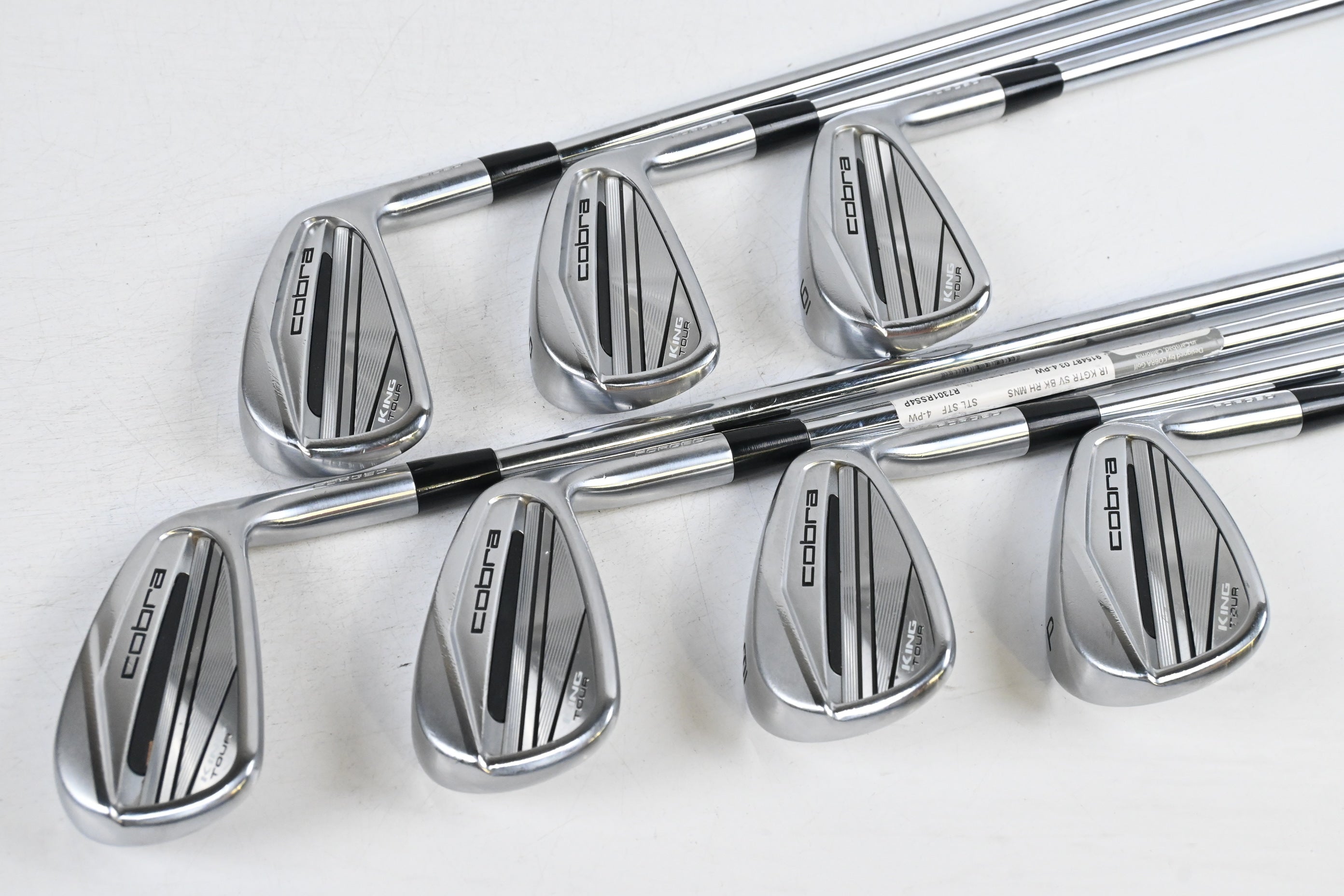 Cobra King Tour 2023 Irons / 4-PW / Stiff Flex KBS $-Taper 120 Shafts