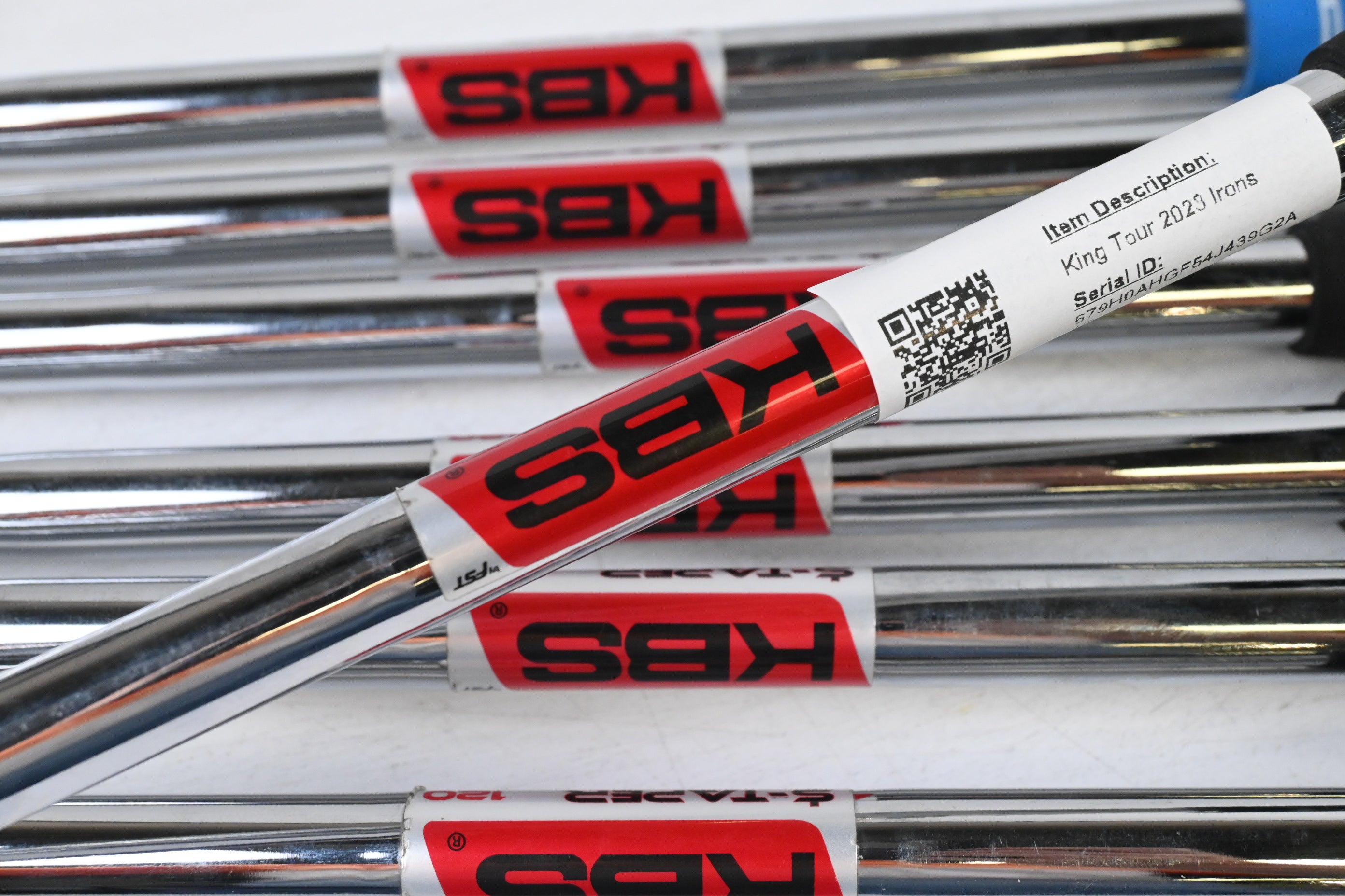 Cobra King Tour 2023 Irons / 4-PW / Stiff Flex KBS $-Taper 120 Shafts
