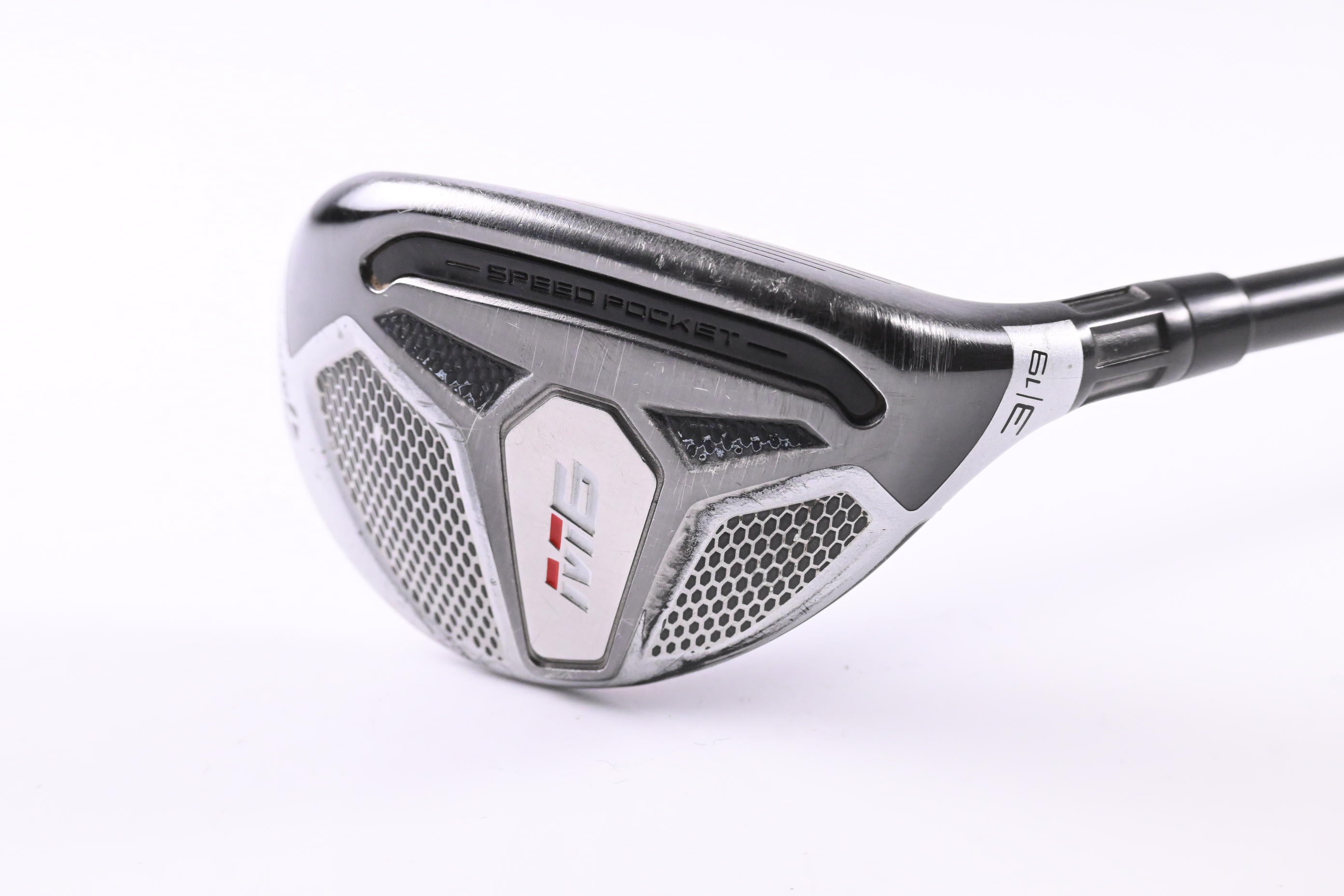 Taylormade M6 #3 Hybrid / 19 Degree / Regular Flex Fujikura Atmos Orange 6 Shaft