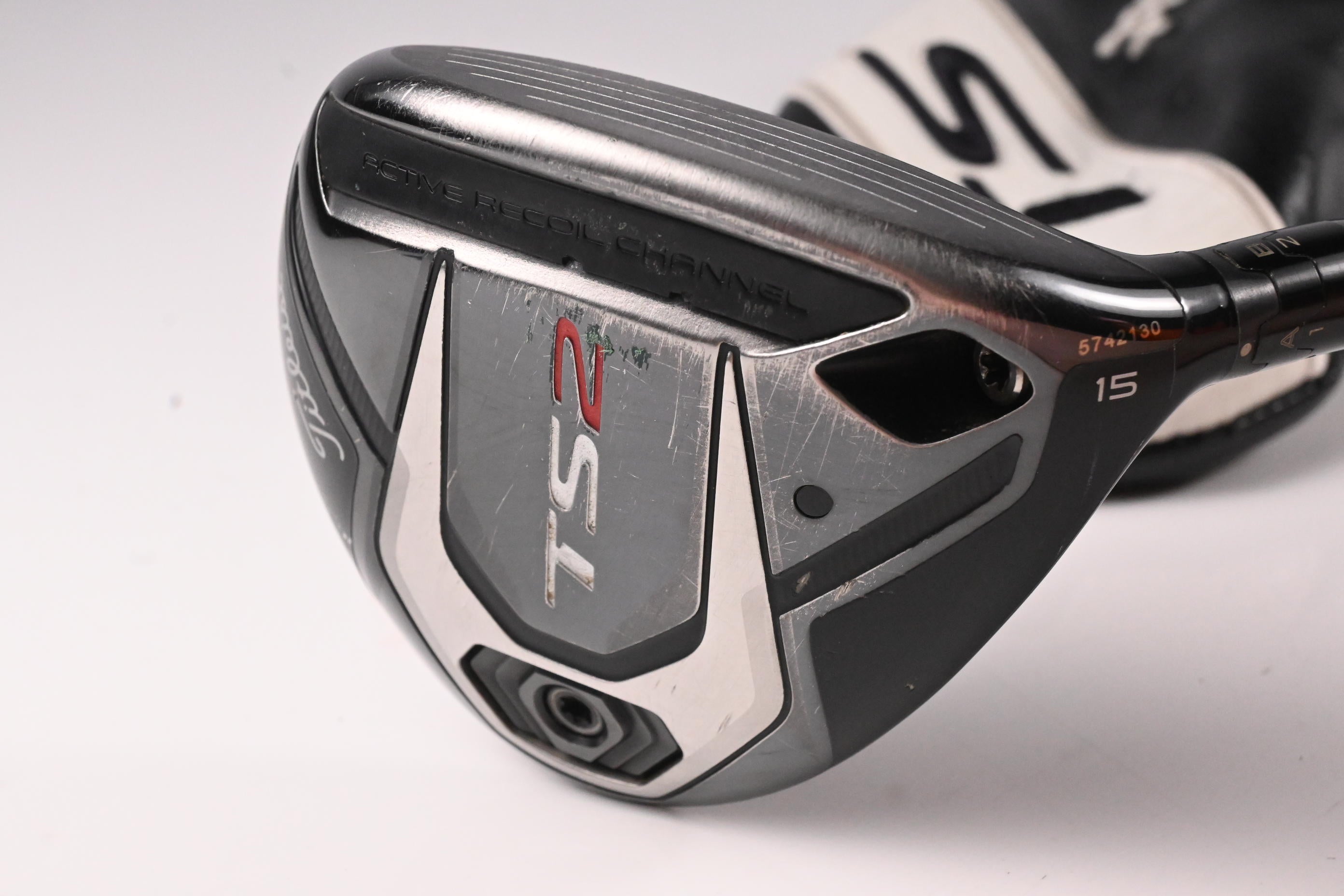Titleist TS2 #3 Wood / 15 Degree / Stiff Flex HZRDUS Smoke Black 70 Shaft