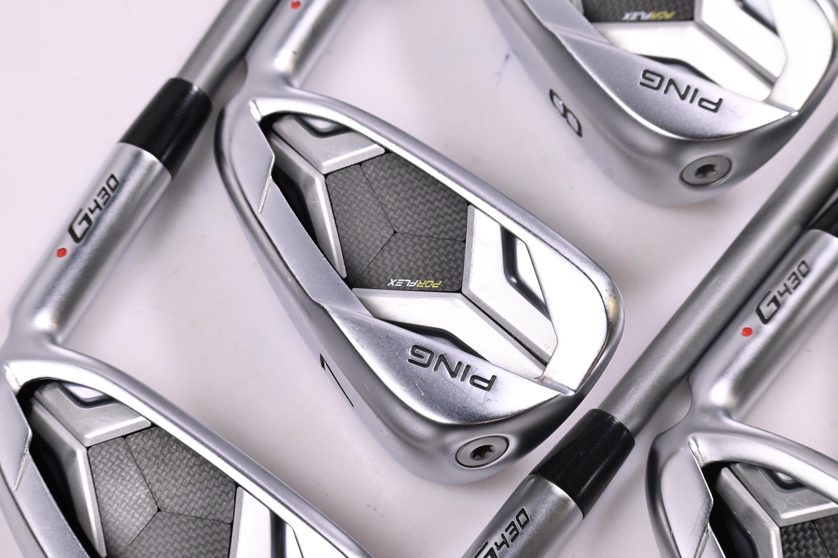Ping G430 Irons / 6-PW+45° / Red Dot / Senior Flex Ping Alta Quick 35 Shafts