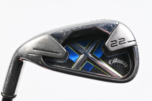 Left Hand Callaway X-22 #5 Iron / 27 Degree / Regular Flex Callaway 75 Shaft