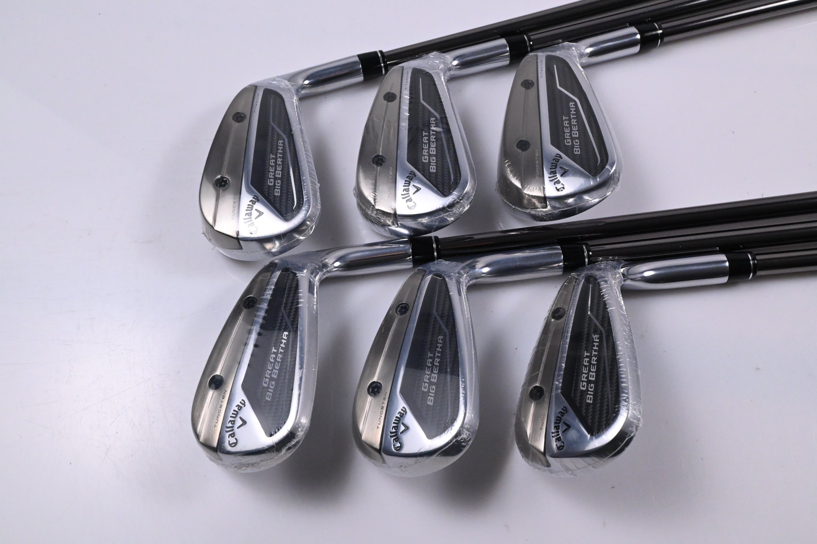 Callaway Great Big Bertha 2023 Irons / 6-PW+SW / Regular Flex Helium Nanocore 60