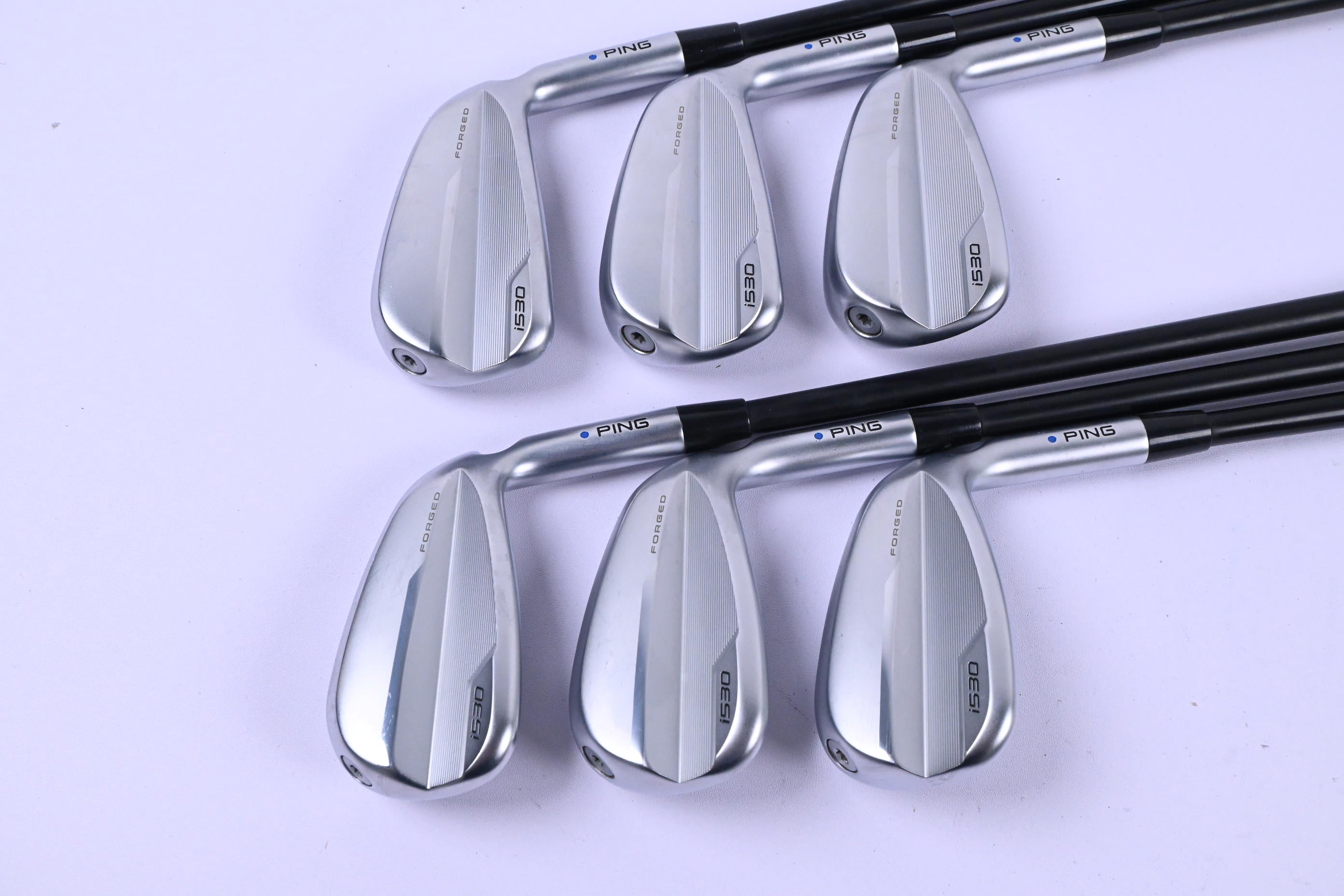 Ping i530 Irons / 6-PW+GW / Blue Dot / Regular Flex Ping Alta CB Black Shafts