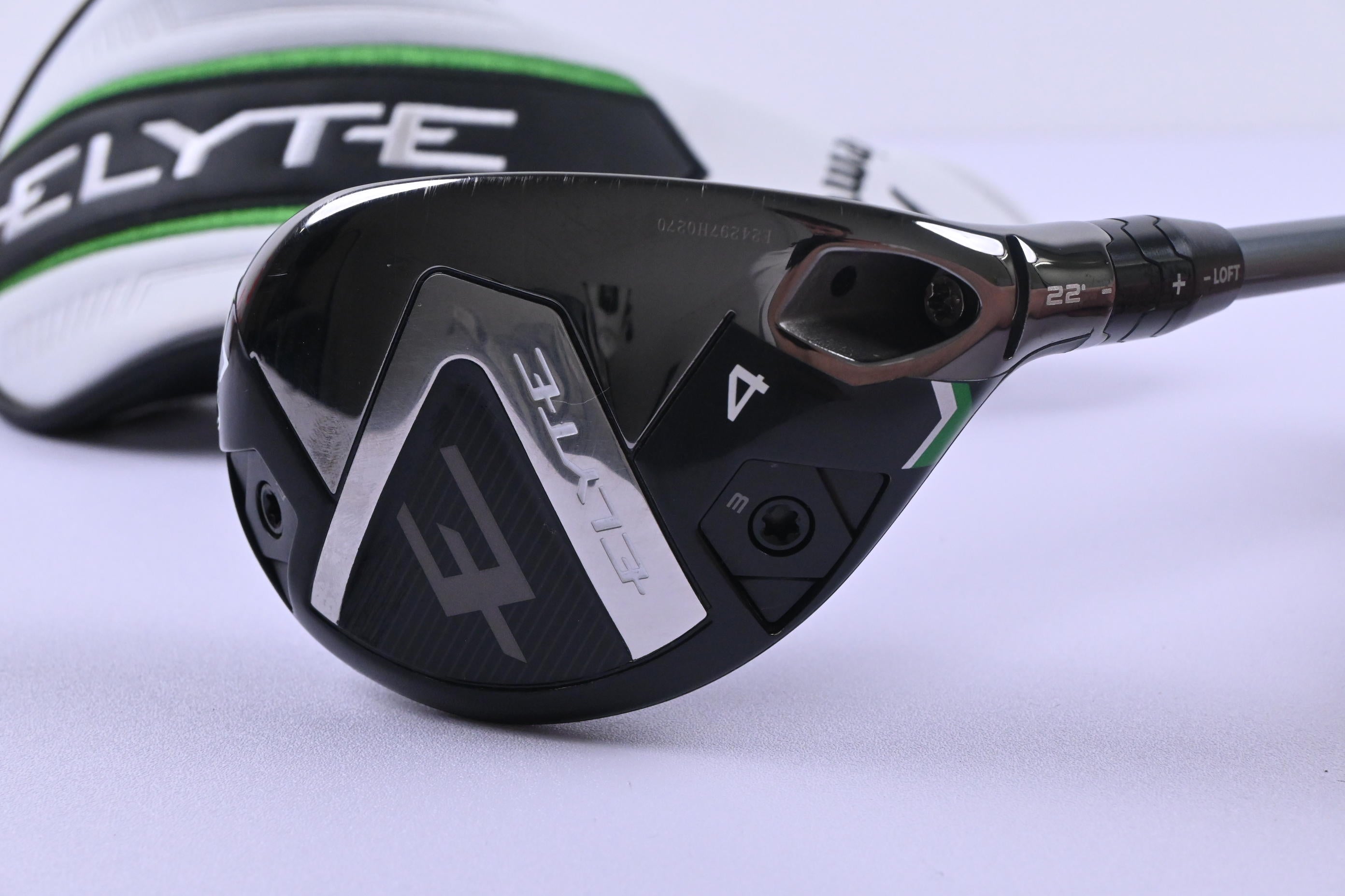Callaway Elyte #4 Hybrid / 22 Degree / Stiff Flex Denali Charcoal 70 HY Shaft