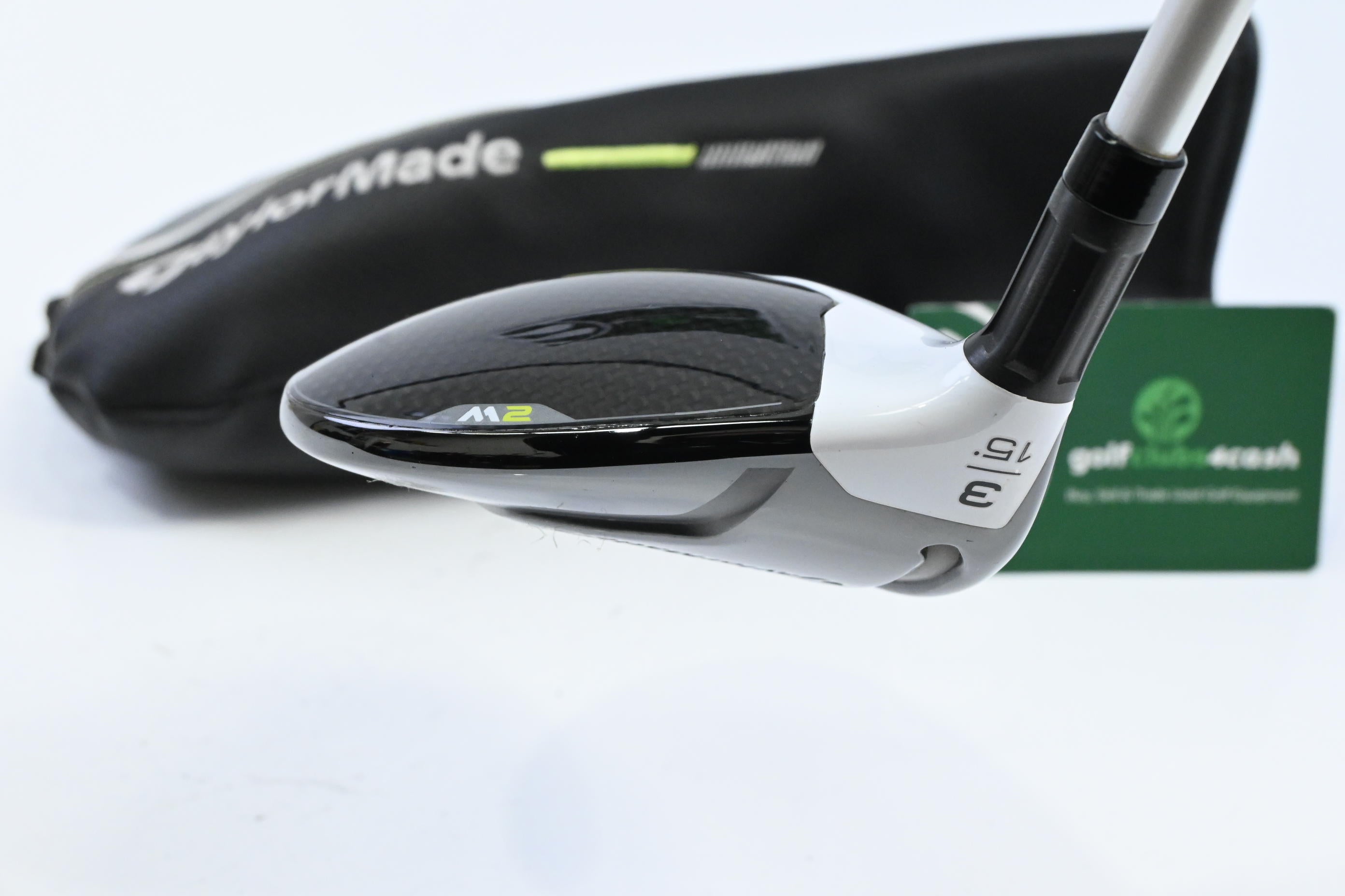 Left Hand Taylormade M2 2017 #3 Wood / 15 Degree / Stiff Flex Aldila Rogue 70