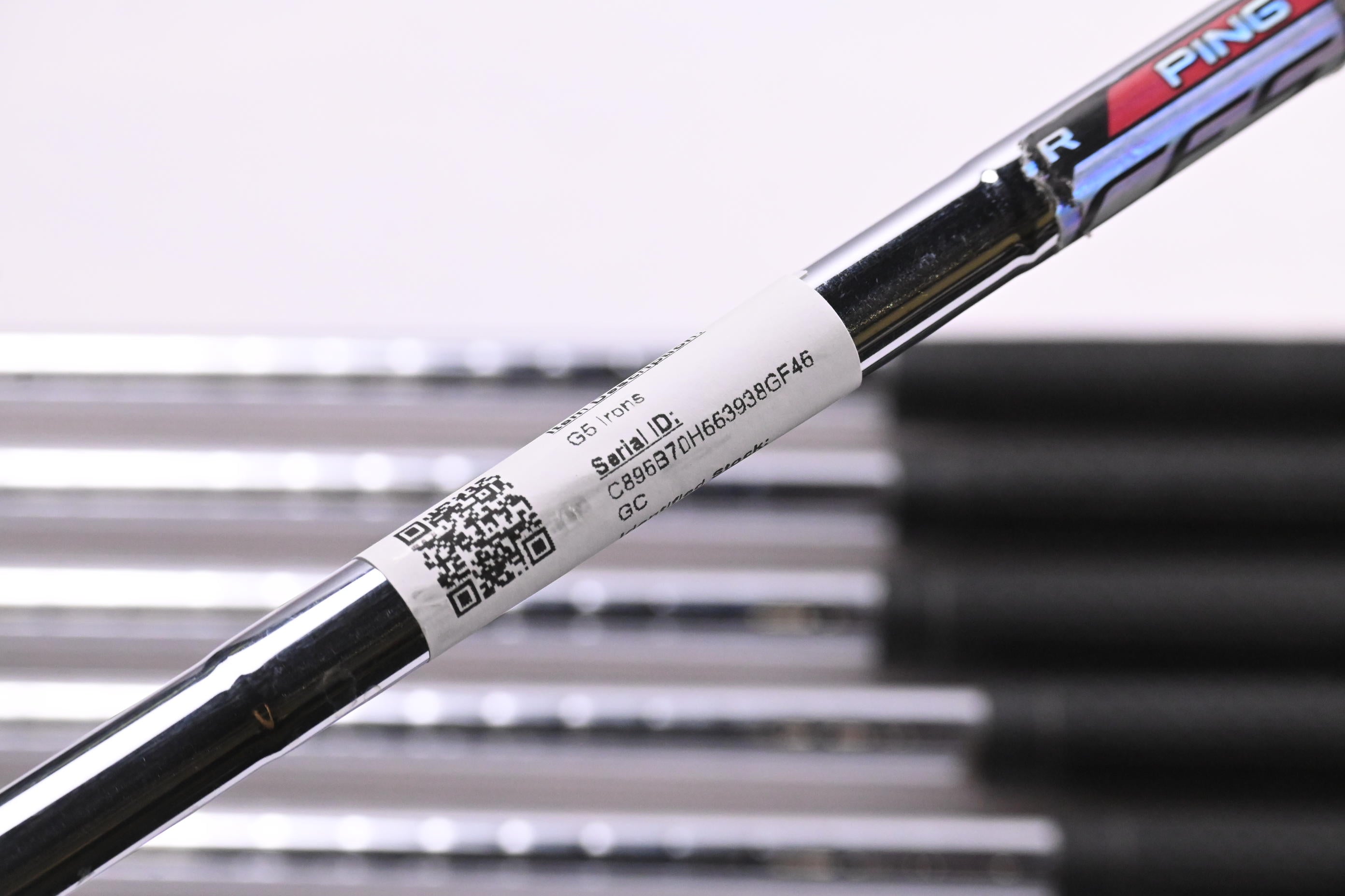 Ping G5 Irons / 3-PW+SW / Red Dot / Regular Flex Ping CFS Shafts
