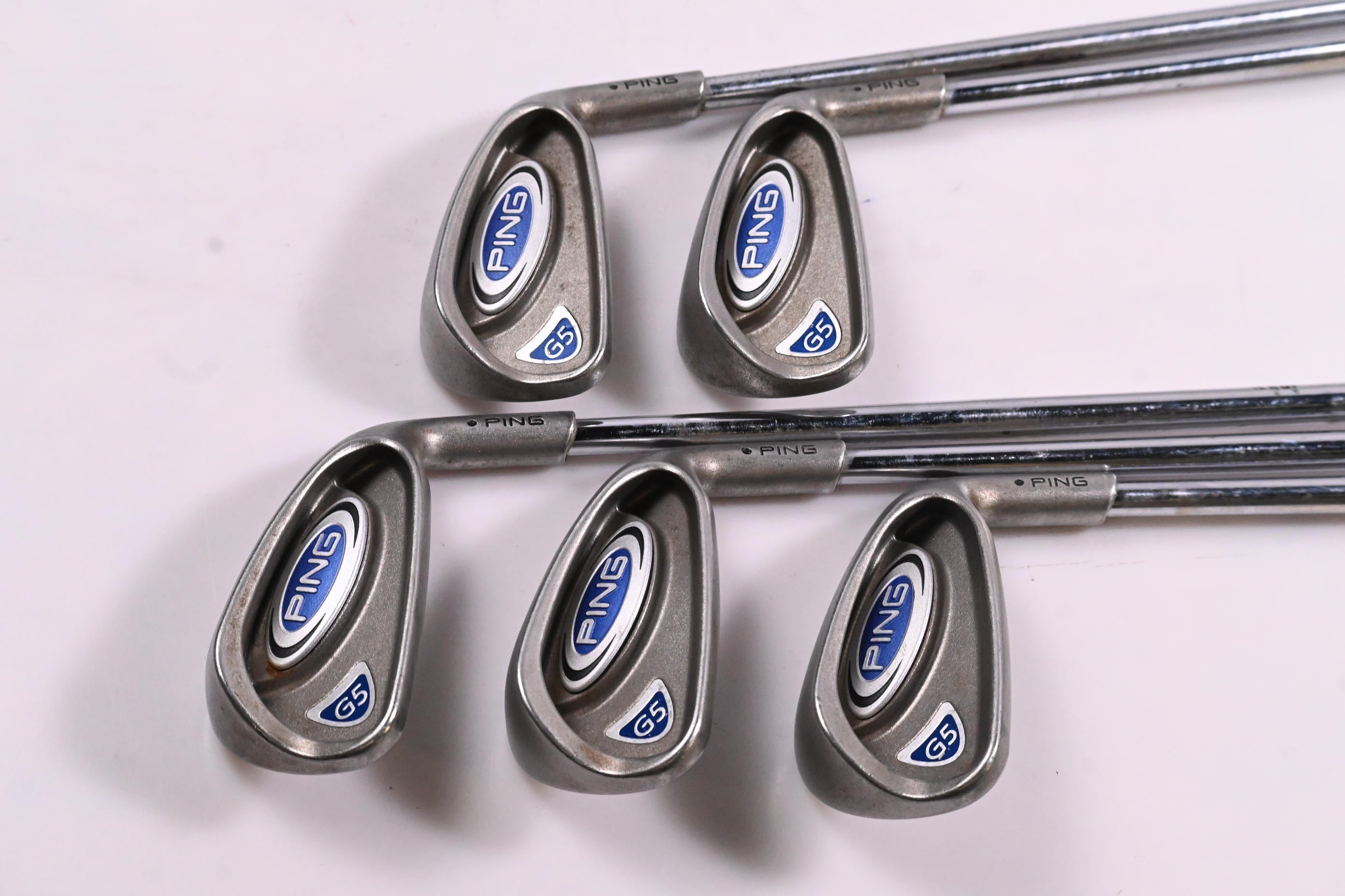 Ping G5 Irons / 5-9i / Black Dot / Regular Flex Steel Shafts