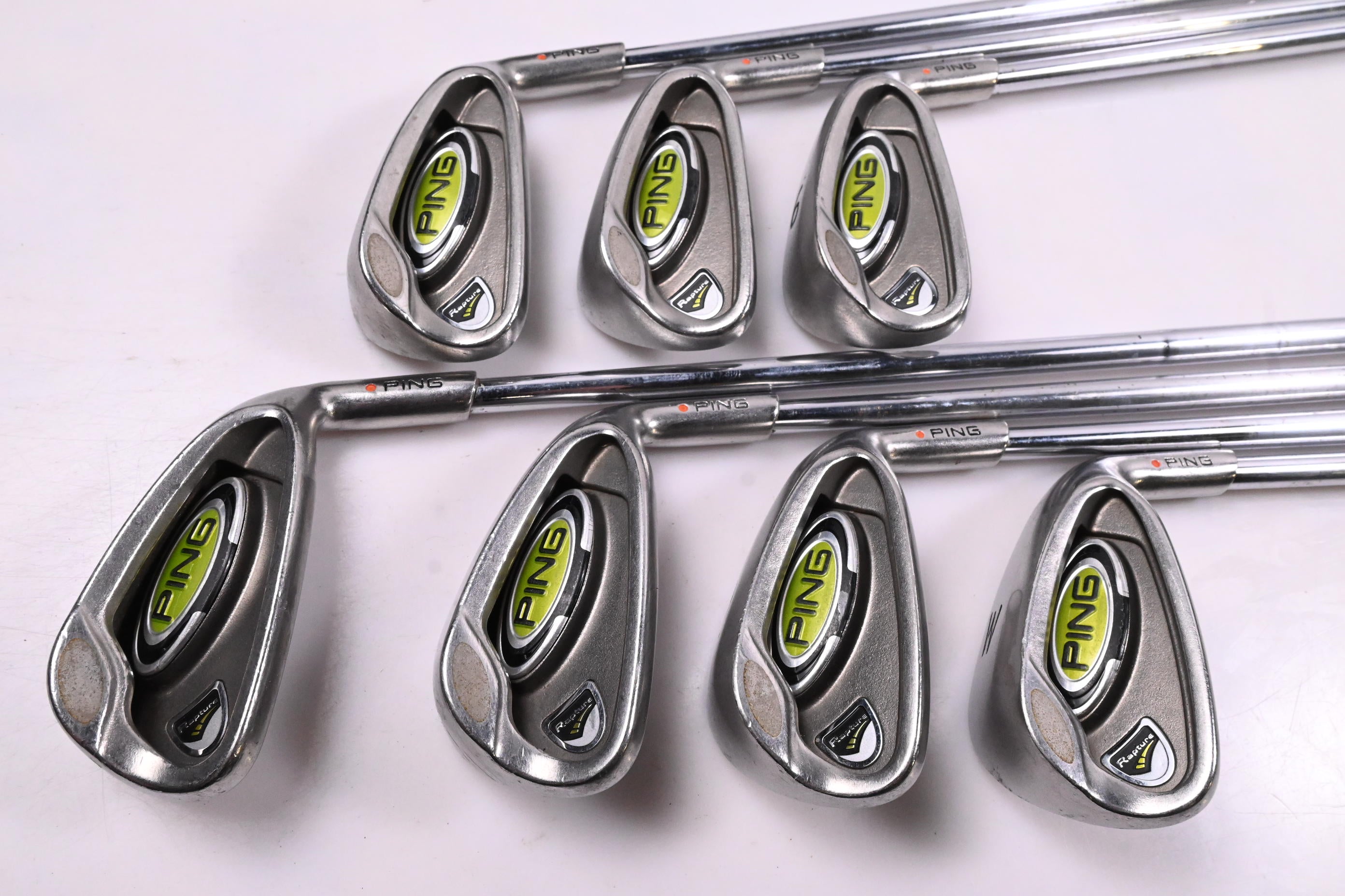 Ping Rapture Irons / 4-PW / Orange Dot / Regular Flex Steel Shafts
