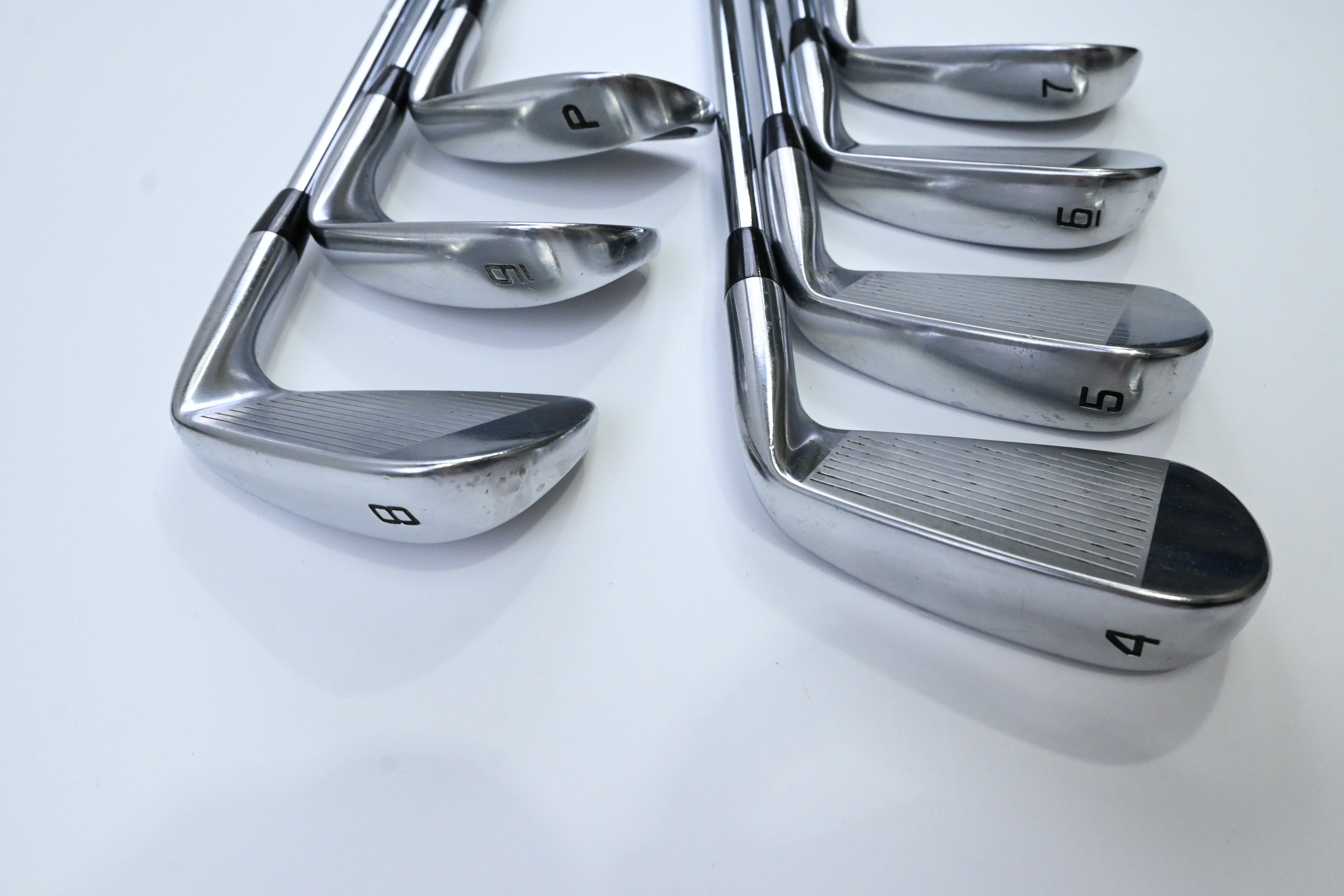 Left Hand Cobra King Forged Tec Irons / 4-PW / Stiff Flex KBS Tour FLT 120 Shafts