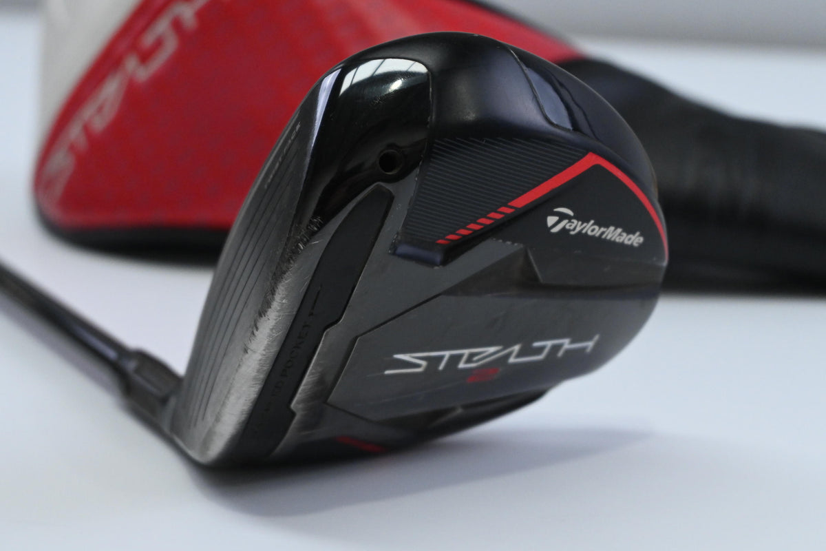Left Hand Taylormade Stealth 2 #3 Wood / 16.5 Degree / Stiff Flex Ventus TR Red
