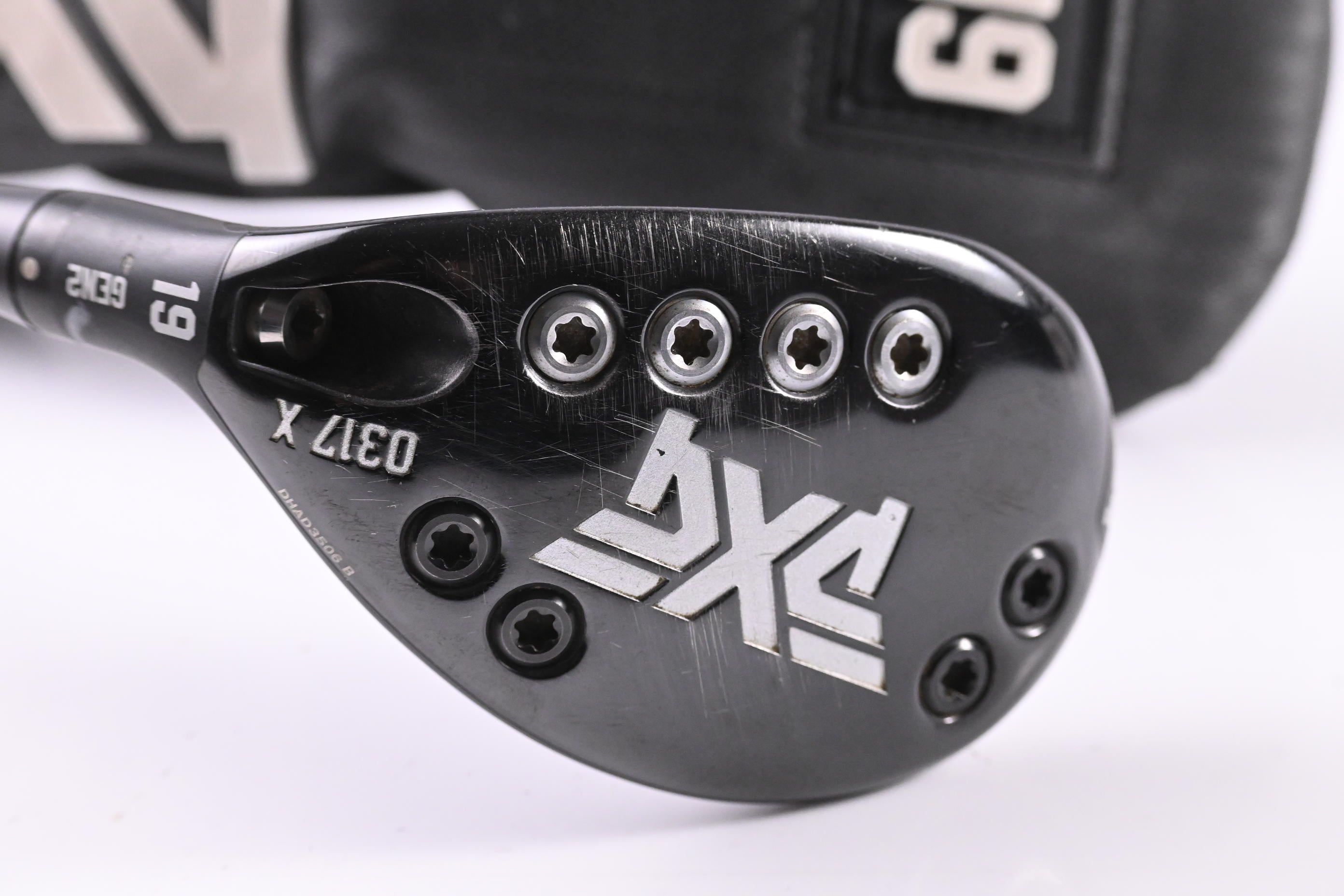 Left Hand PXG 0317 X Gen2 #3 Hybrid / 19 Degree / Stiff Flex HZRDUS Smoke Black