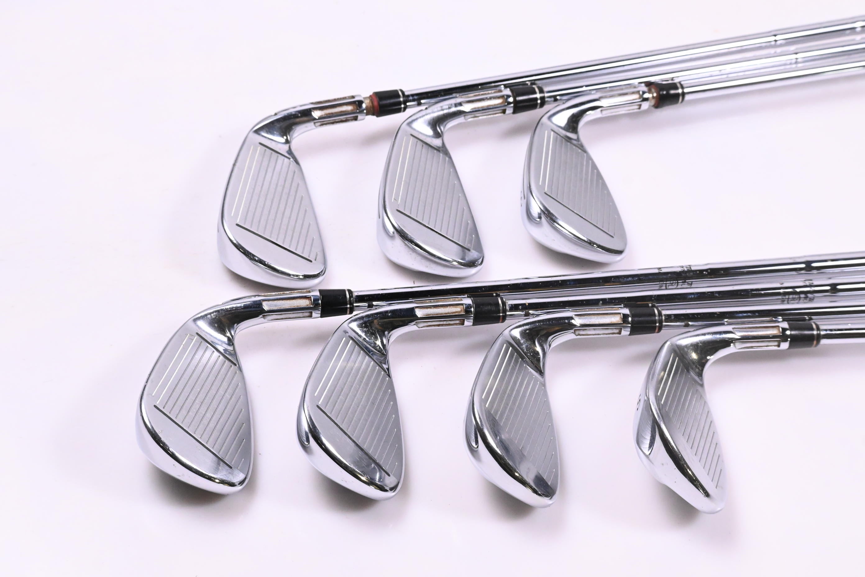 Left Hand Taylormade M CGB Irons / 6-PW+GW+SW / Regular Flex Dynamic Gold R300