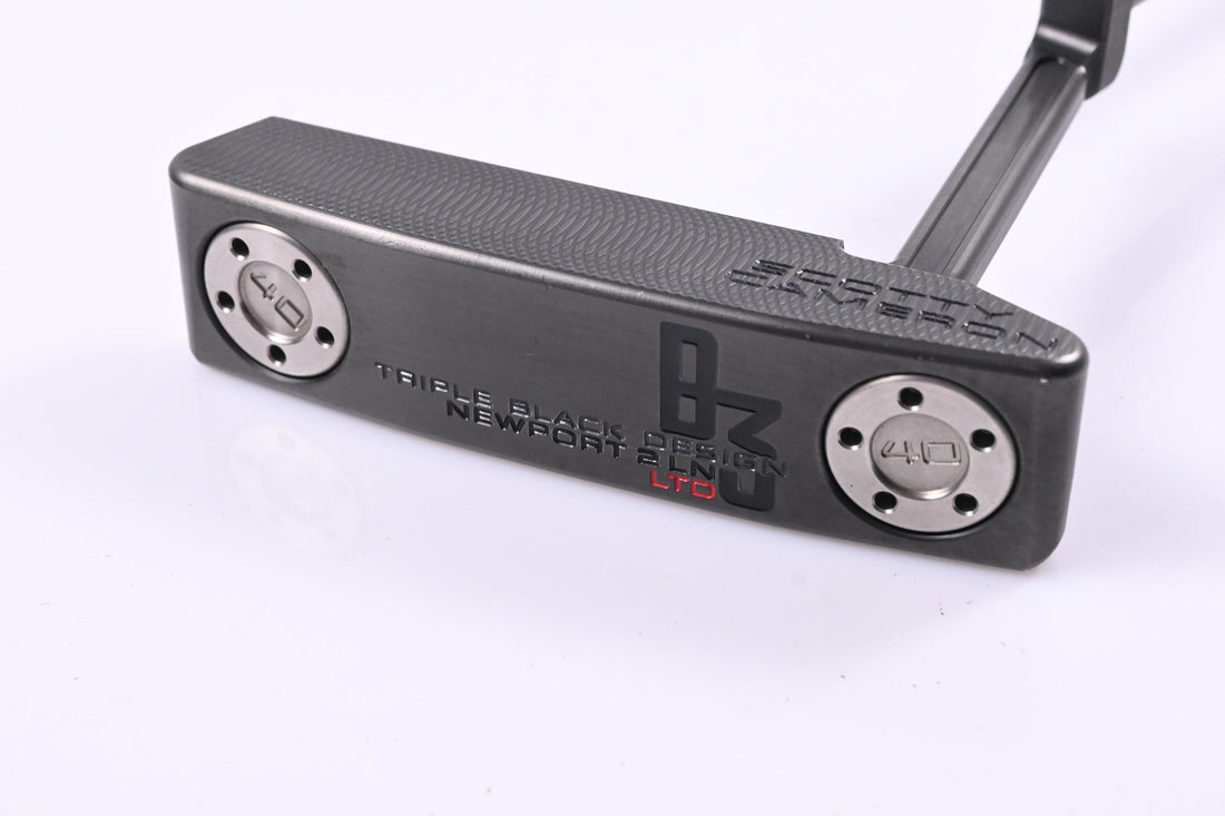 Scotty Cameron B3 Triple Black Design LTD Newport 2 LN Putter / 33 Inch