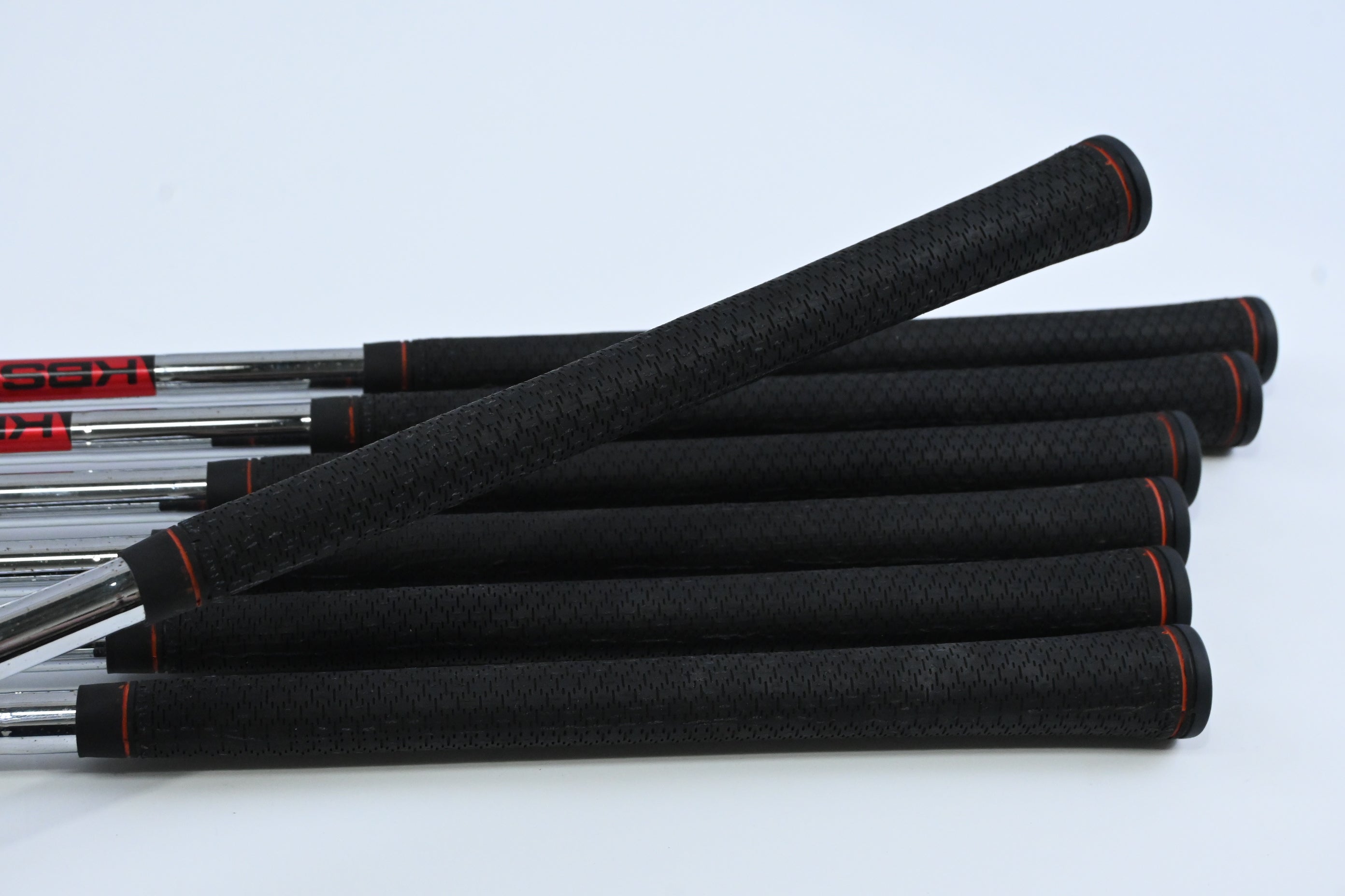 Left Hand Cobra King Forged Tec Irons / 4-PW / Stiff Flex KBS Tour FLT 120 Shafts