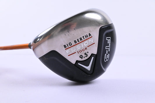 Left Hand Callaway Big Bertha FT-3 Fusion Tour Driver / 9.5 Degree / Stiff Flex