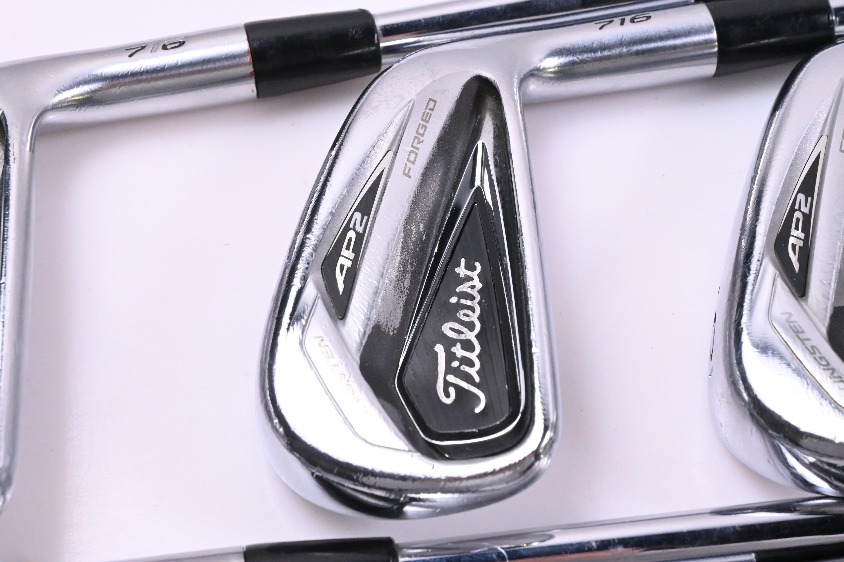 Titleist 716 AP2 Irons / 4-9i / Stiff Flex Dynamic Gold AMT S300 Shafts