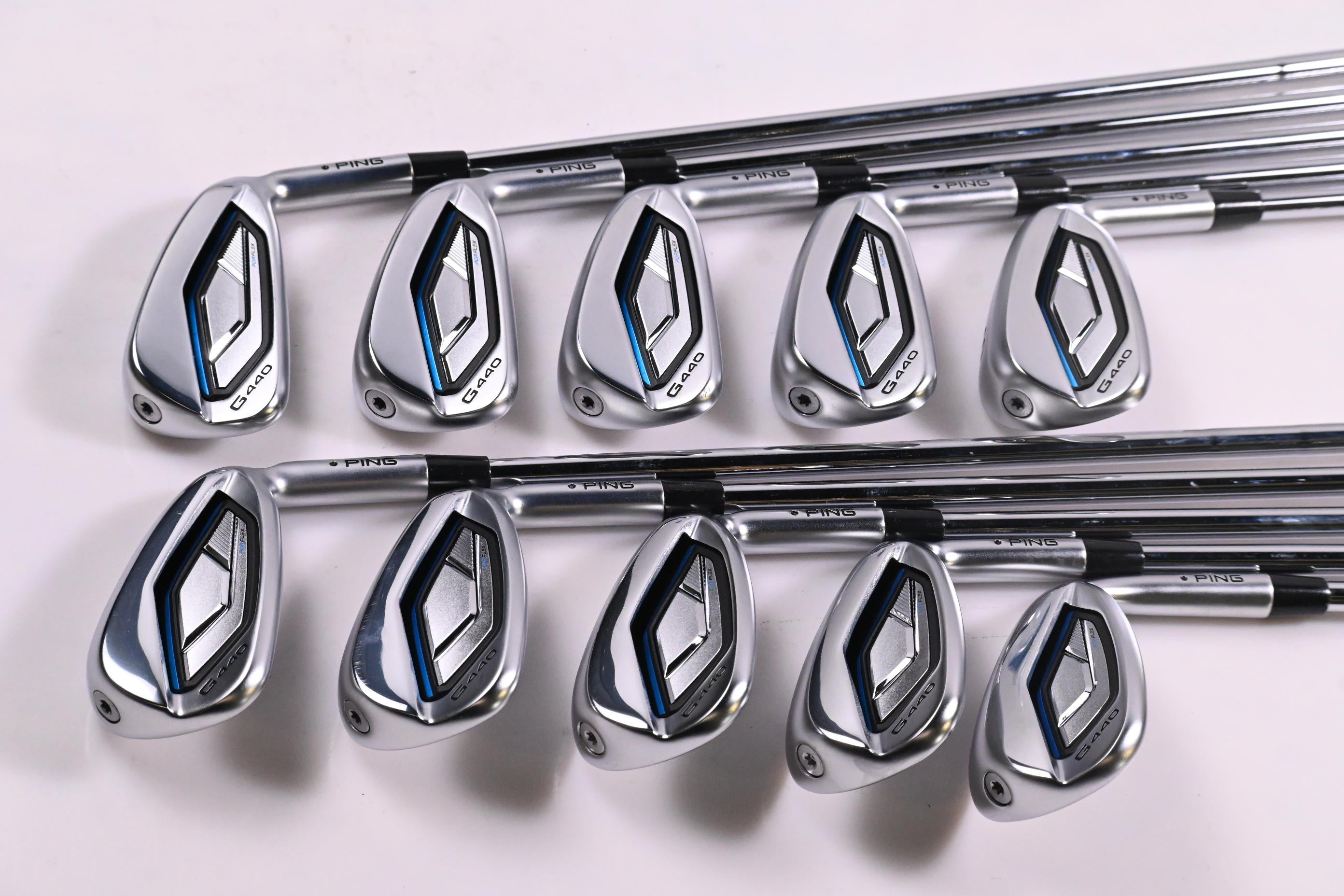 Ping G440 Irons / 4-PW+GW+52°+56° / Black Dot / Regular Flex N.S.Pro Modus³ Tour