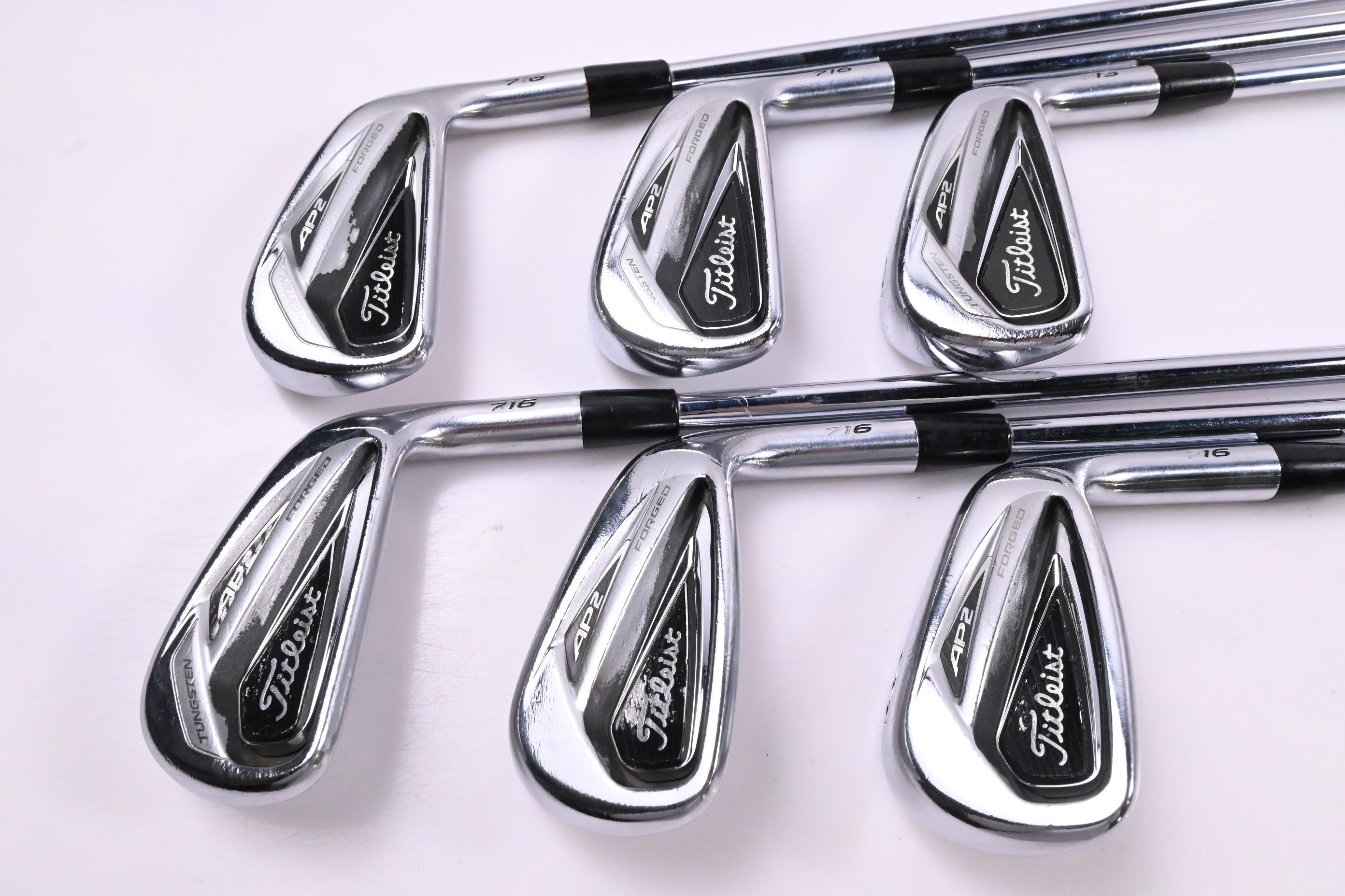 Titleist 716 AP2 Irons / 4-9i / Stiff Flex Dynamic Gold AMT S300 Shafts