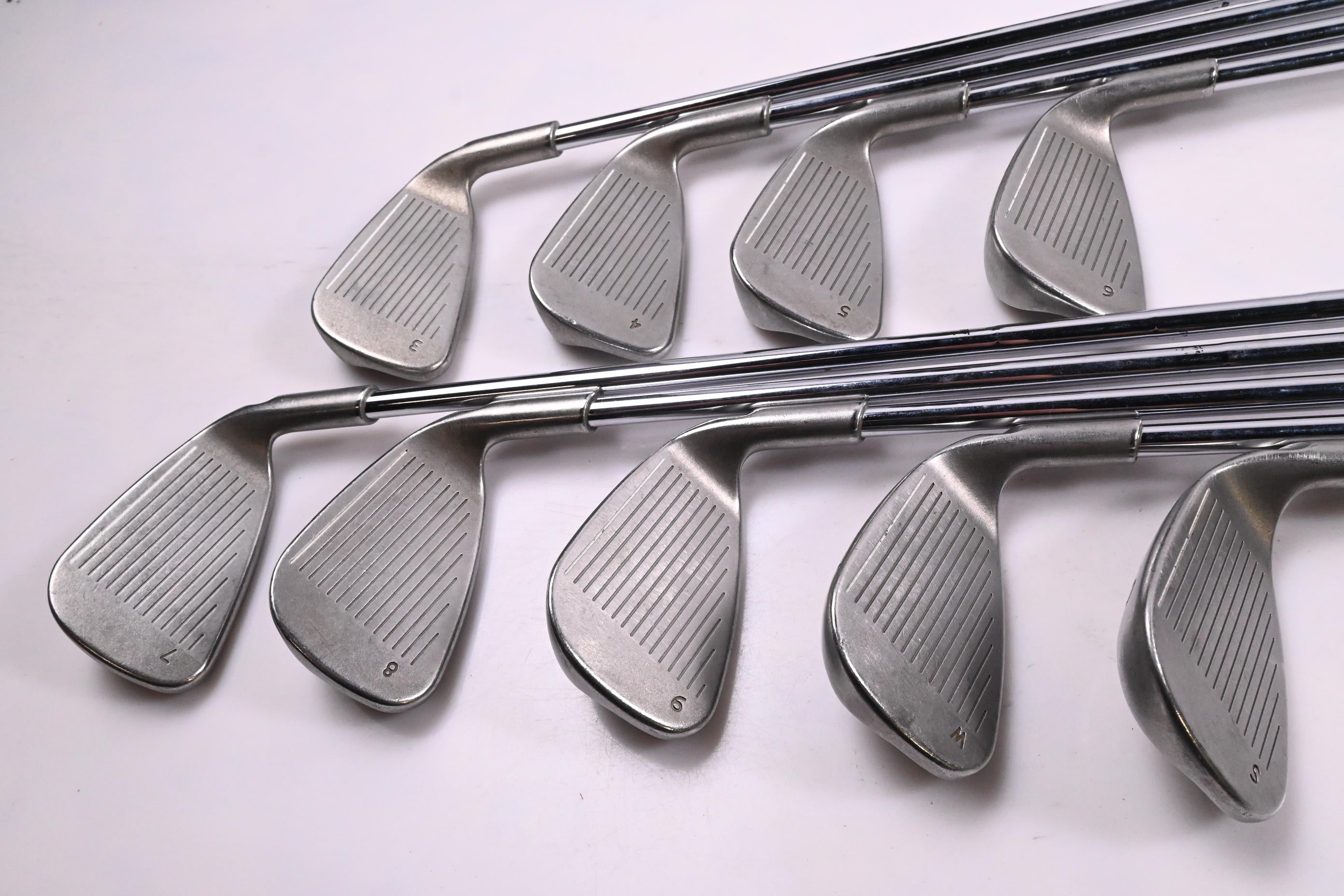 Left Hand Ping i5 Irons / 3-PW+SW / Blue Dot / Stiff Flex Dynamic Gold S400
