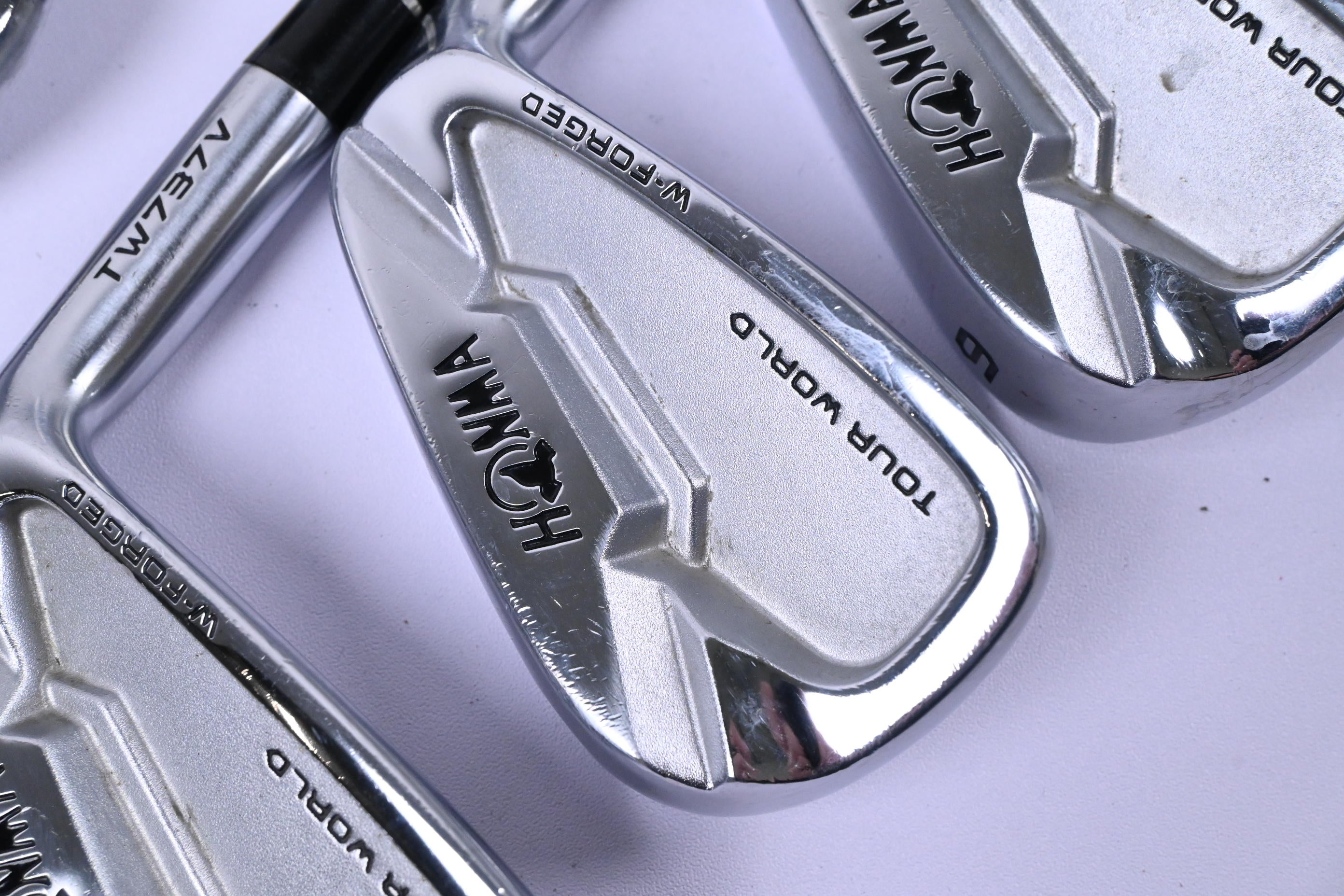 Honma TW737 V Irons / 4-PW / Stiff Flex Dynamic Gold AMT S200 Shafts