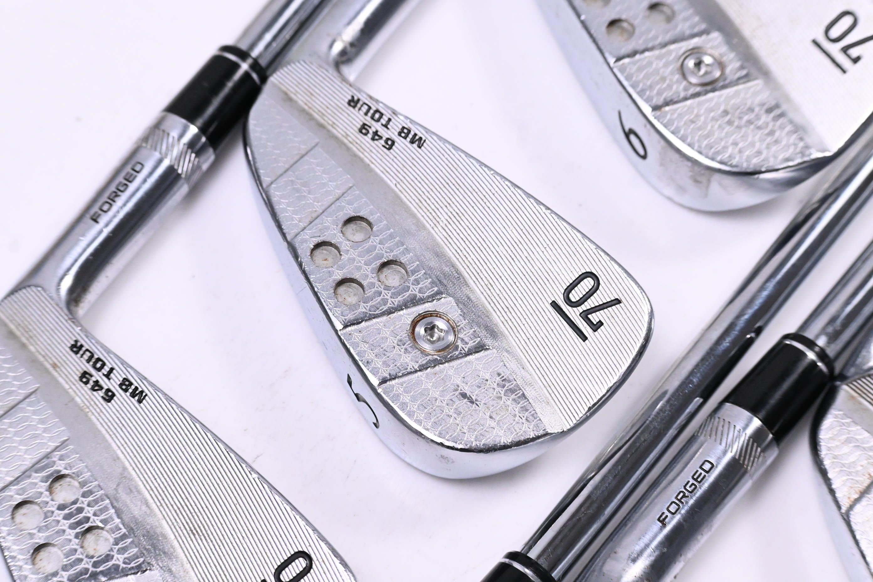 Sub 70 649 MB Tour Irons / 4-PW / Stiff Flex True Temper Elevate Tour Shafts