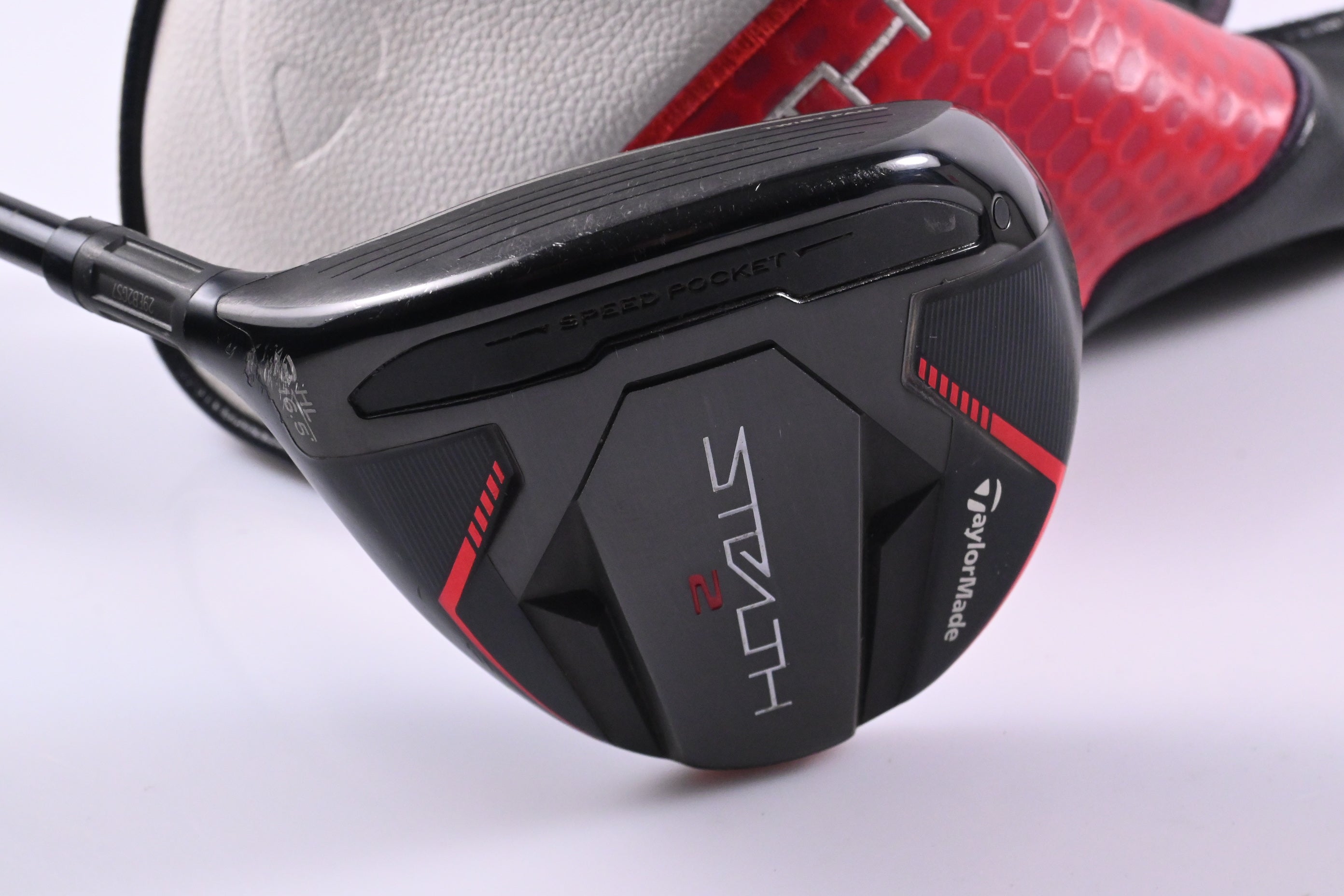 Left Hand Taylormade Stealth 2 #3HL Wood / 16.5 Degree / Regular Flex Ventus Red