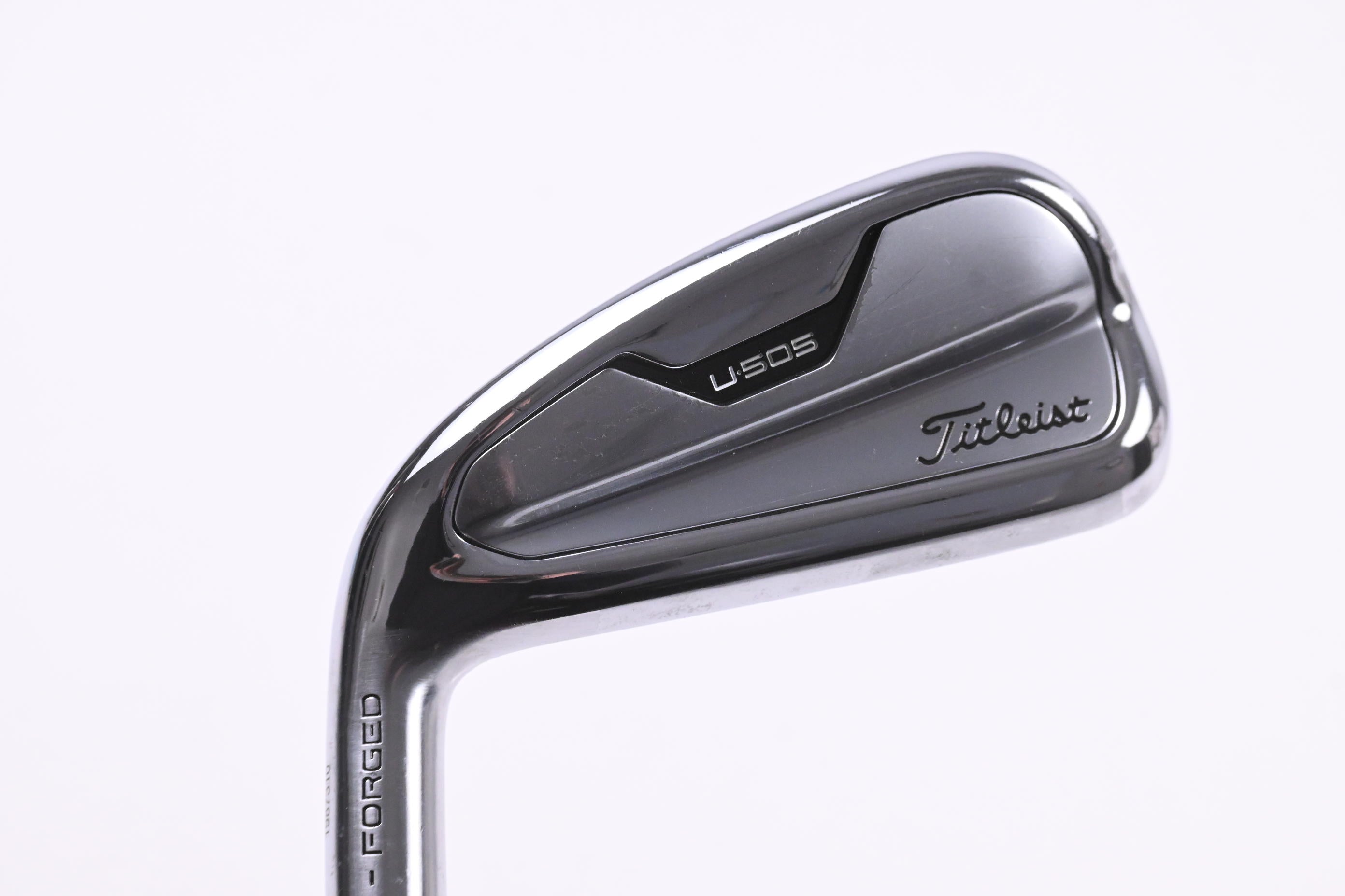 Left Hand Titleist U505 #4 Iron / 22 Degree / Regular Flex Hzrdus Smoke Black