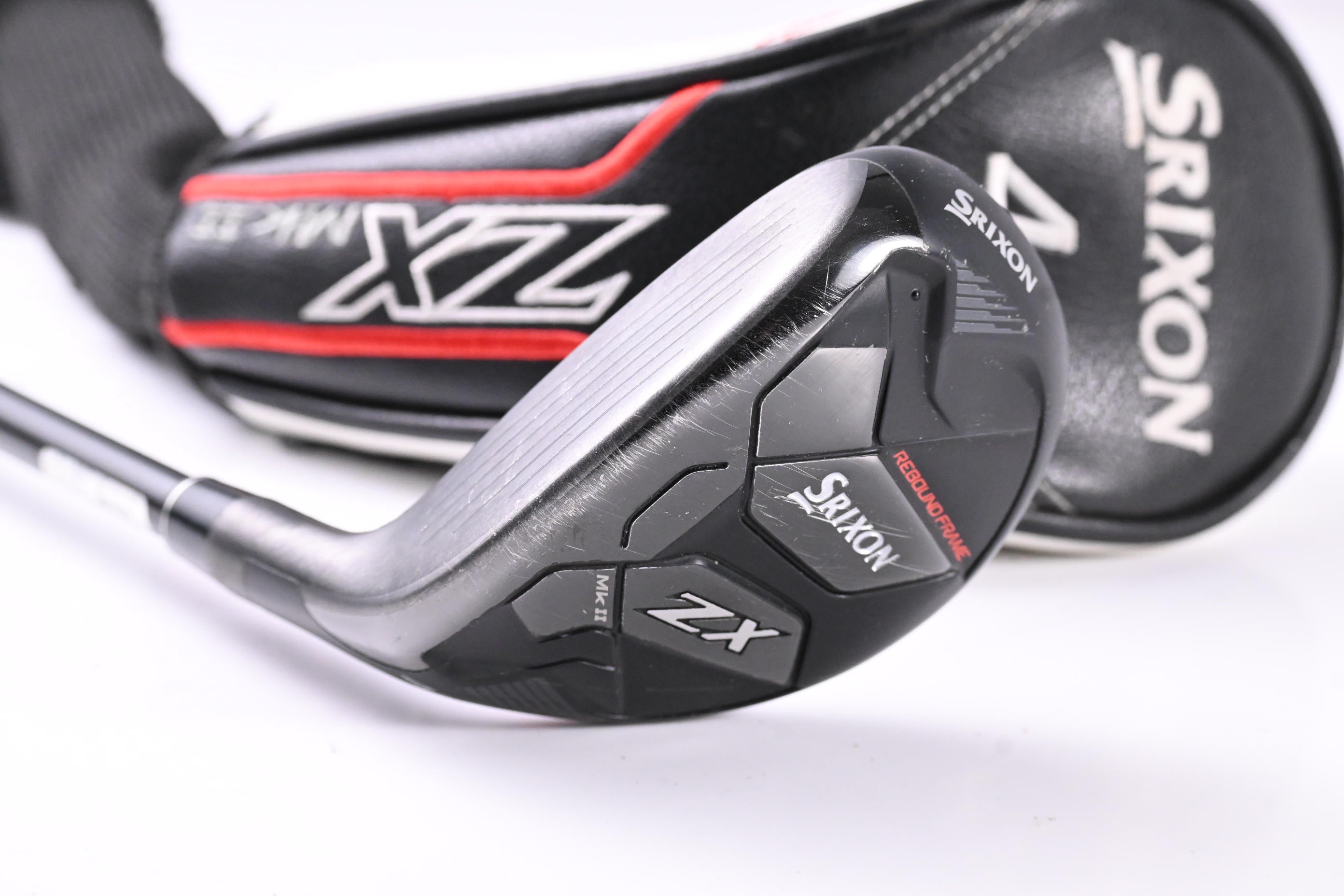 Left Hand Srixon ZX Mk II 2023 #4 Hybrid / 22 Degree / Regular Flex HZRDUS Smoke