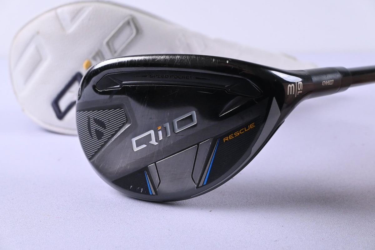 Taylormade Qi10 #3 Hybrid / 19 Degree / Stiff Flex Fujikura Ventus TR Blue 7