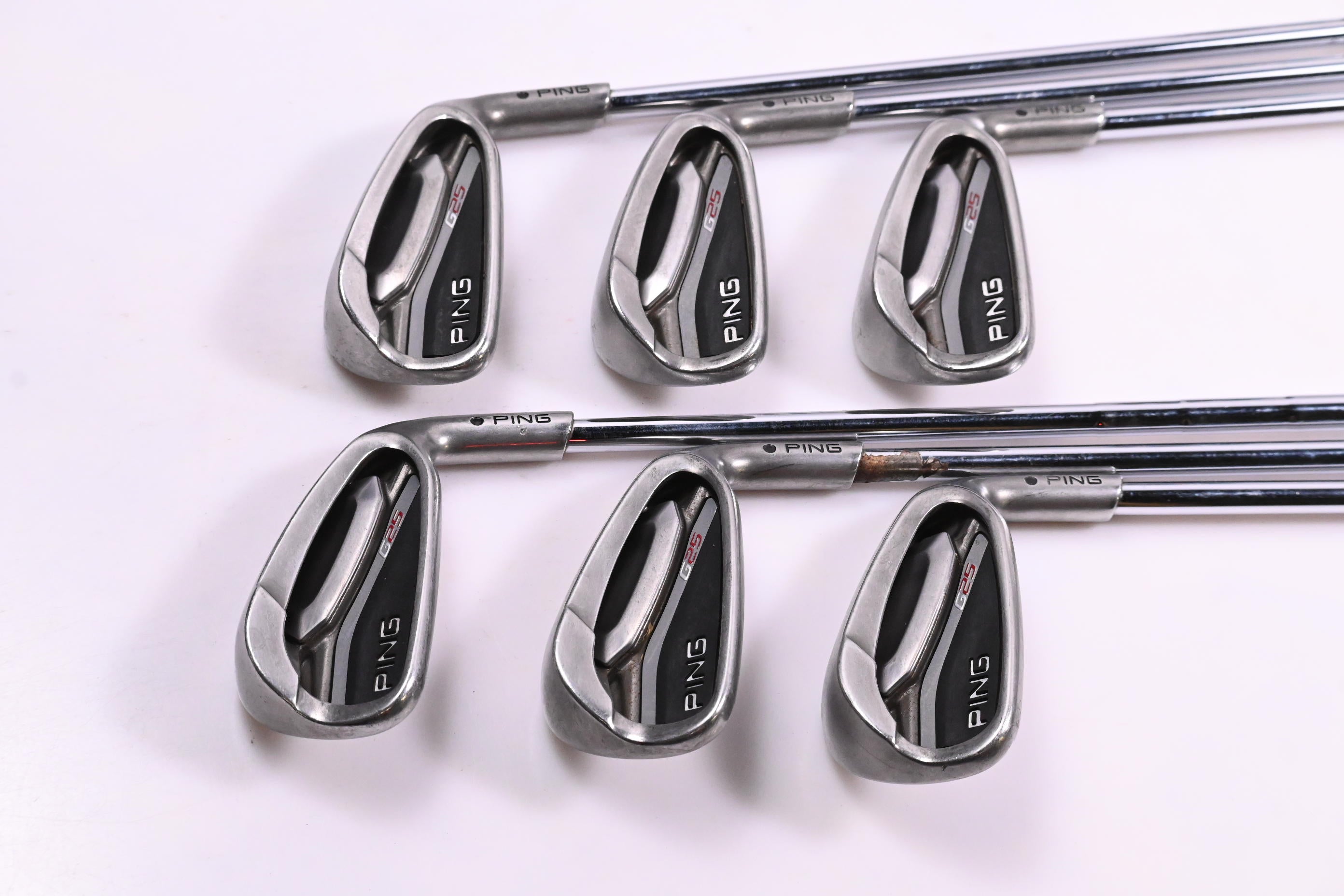 Ping G25 Irons / 4-9i / Black Dot / Regular Flex Ping CFS Shafts
