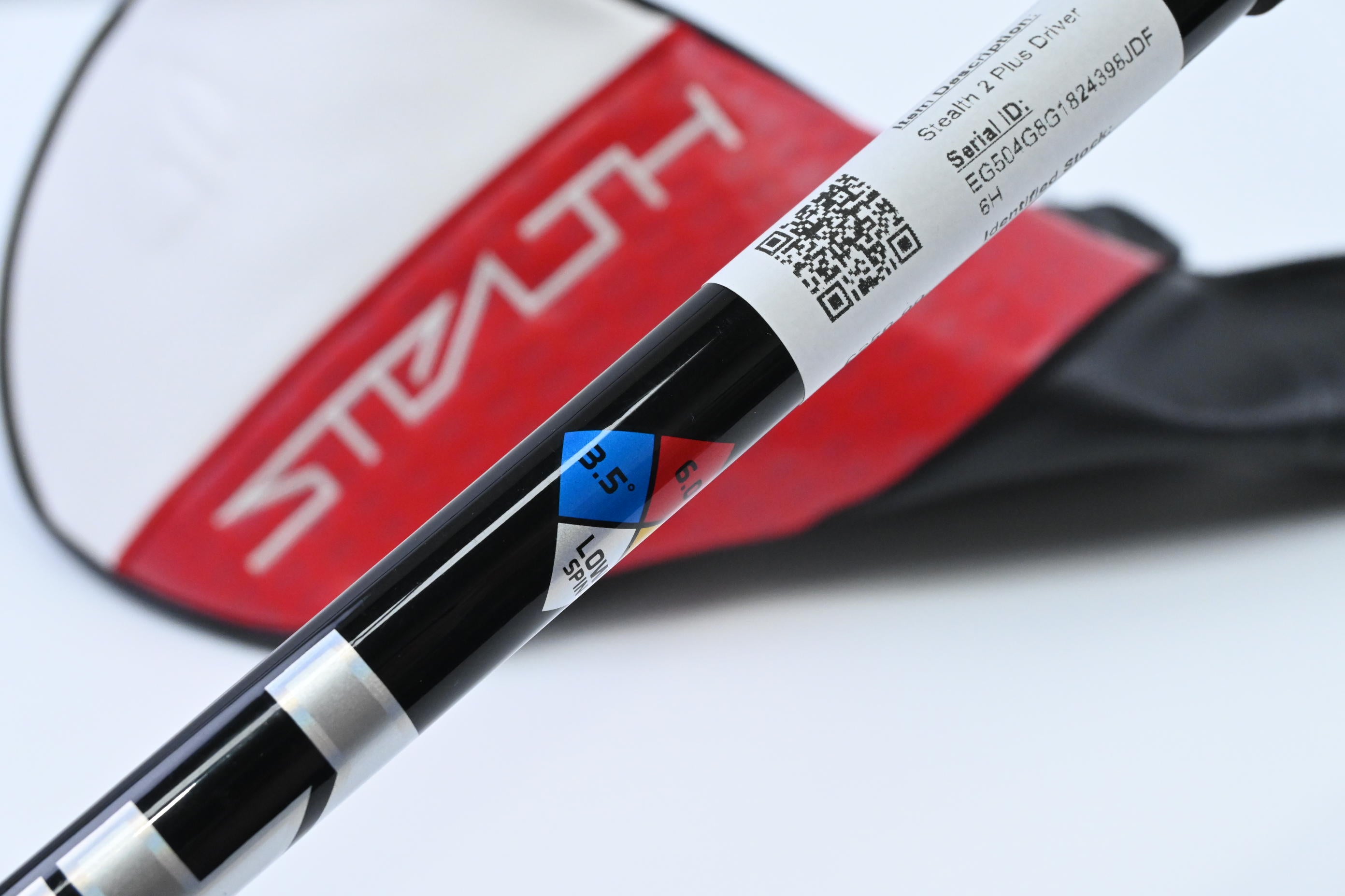 Taylormade Stealth 2 Plus Driver / 9 Degree / Stiff Flex HZRDUS Gen4 Black 60