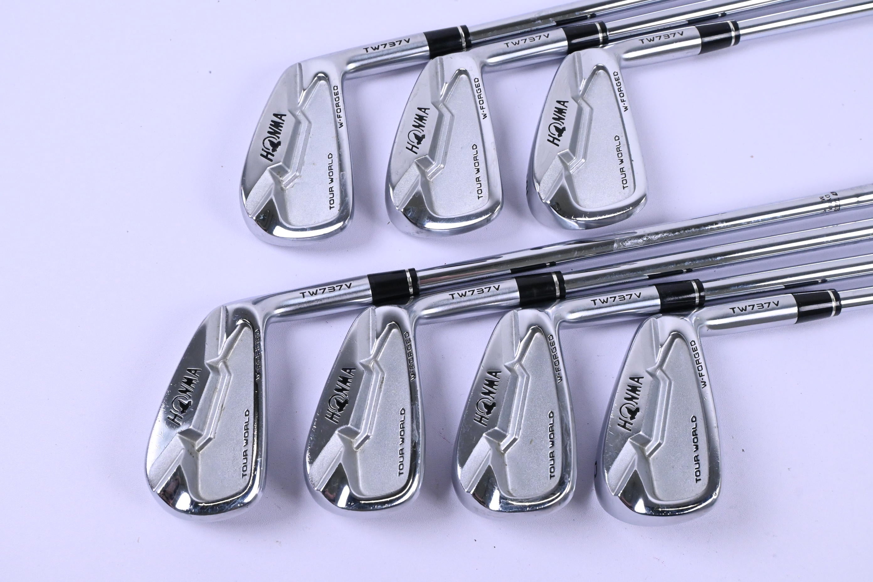 Honma TW737 V Irons / 4-PW / Stiff Flex Dynamic Gold AMT S200 Shafts