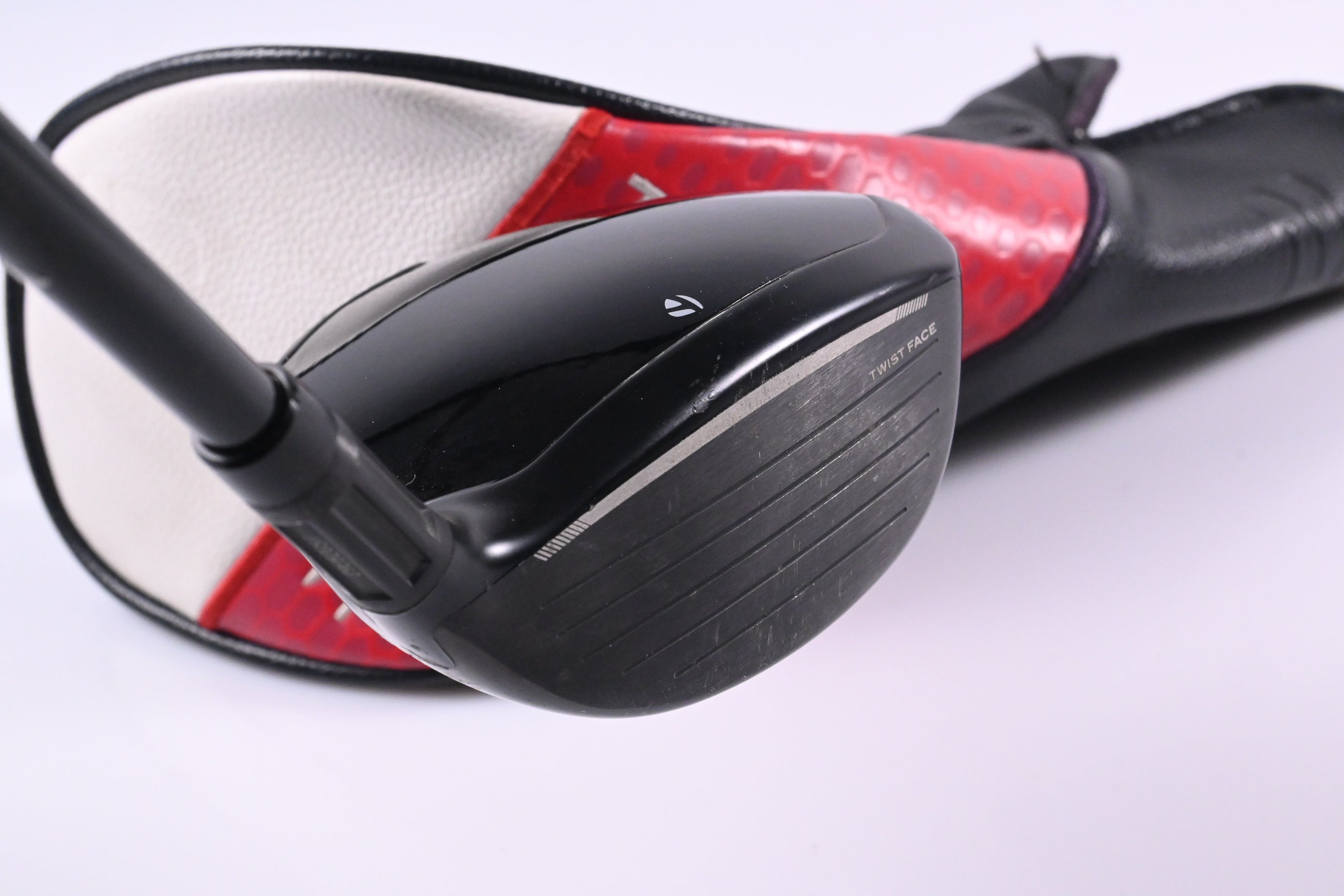 Left Hand Taylormade Stealth 2 #3HL Wood / 16.5 Degree / Regular Flex Ventus Red