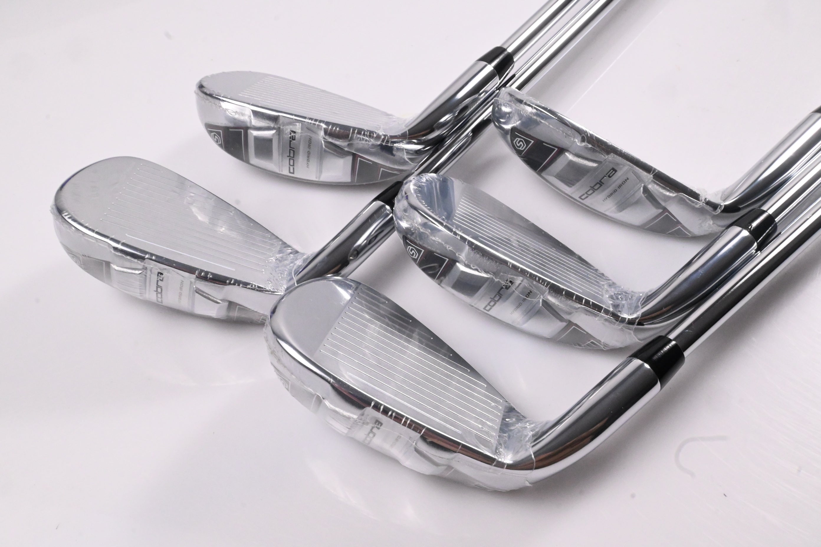 Cobra T-Rail 2023 Hybrid Irons / 7-PW+SW / Regular Flex KBS Tour 90 Shafts