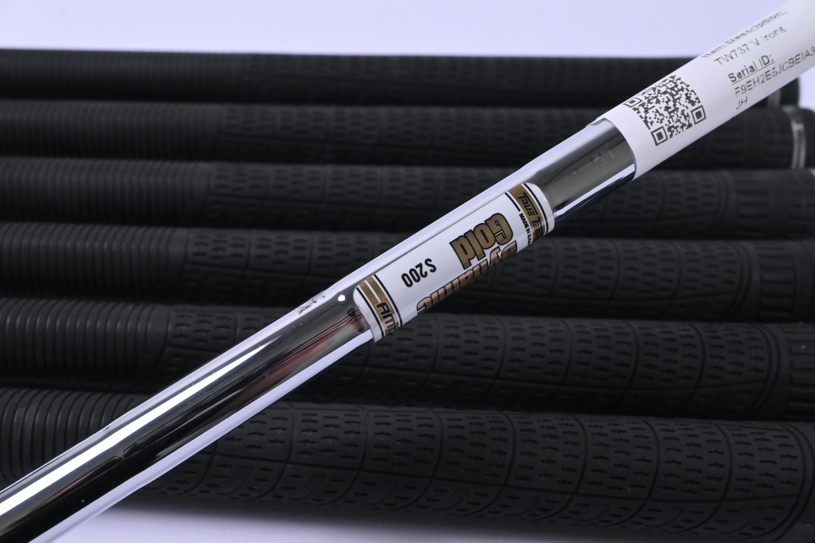 Honma TW737 V Irons / 4-PW / Stiff Flex Dynamic Gold AMT S200 Shafts