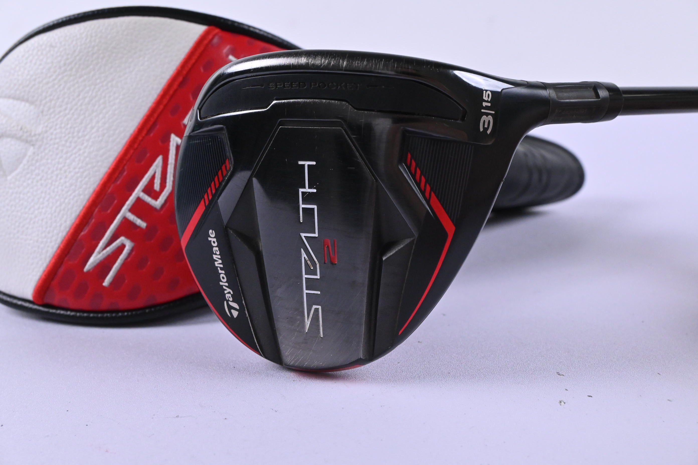 Taylormade Stealth 2 #3 Wood / 15 Degree / Regular Flex Ventus TR Red 5 Shaft