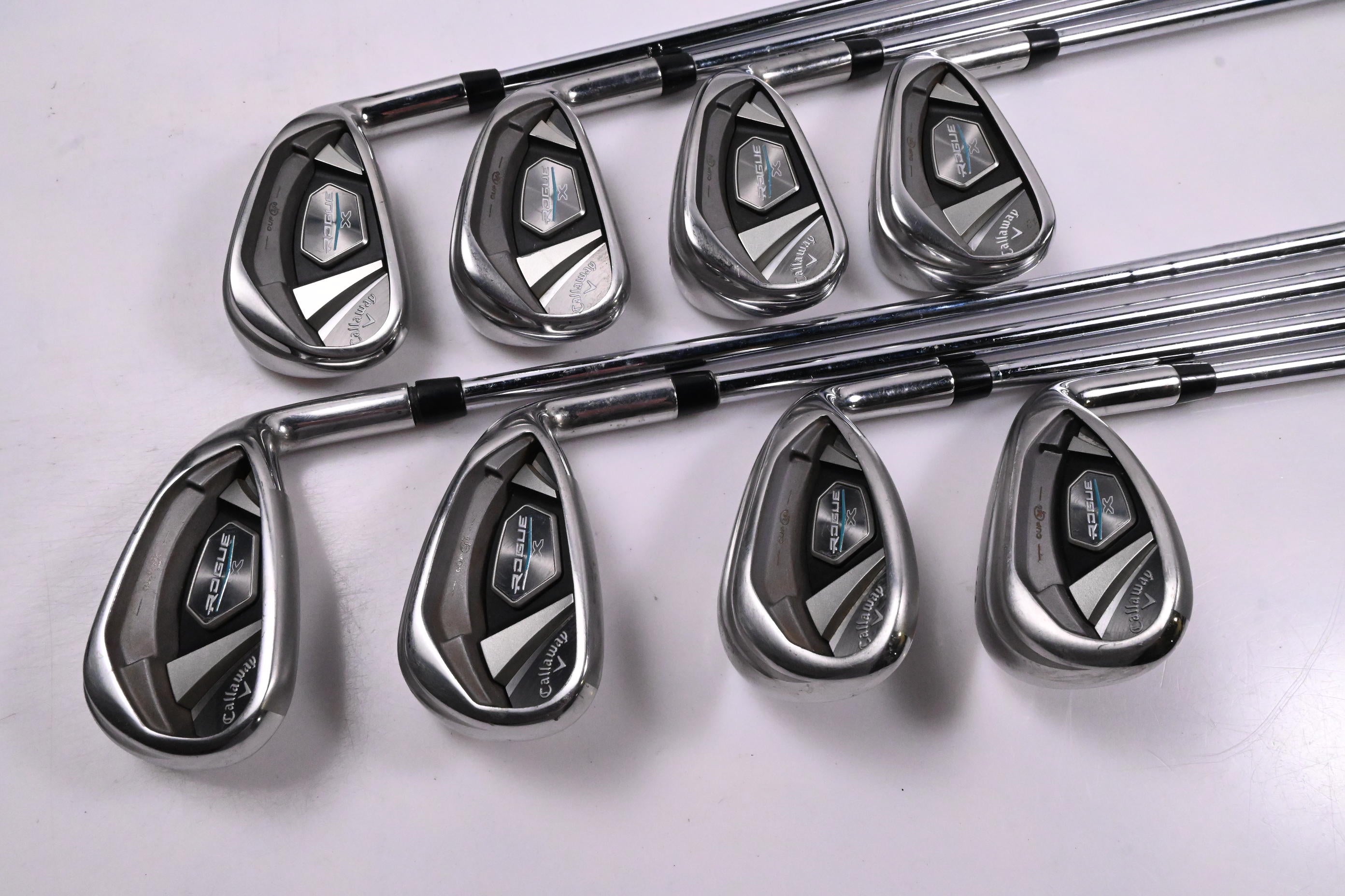 Callaway Rogue X Irons / 4-9i+GW+SW / Regular Flex KBS MAX 90 Shafts