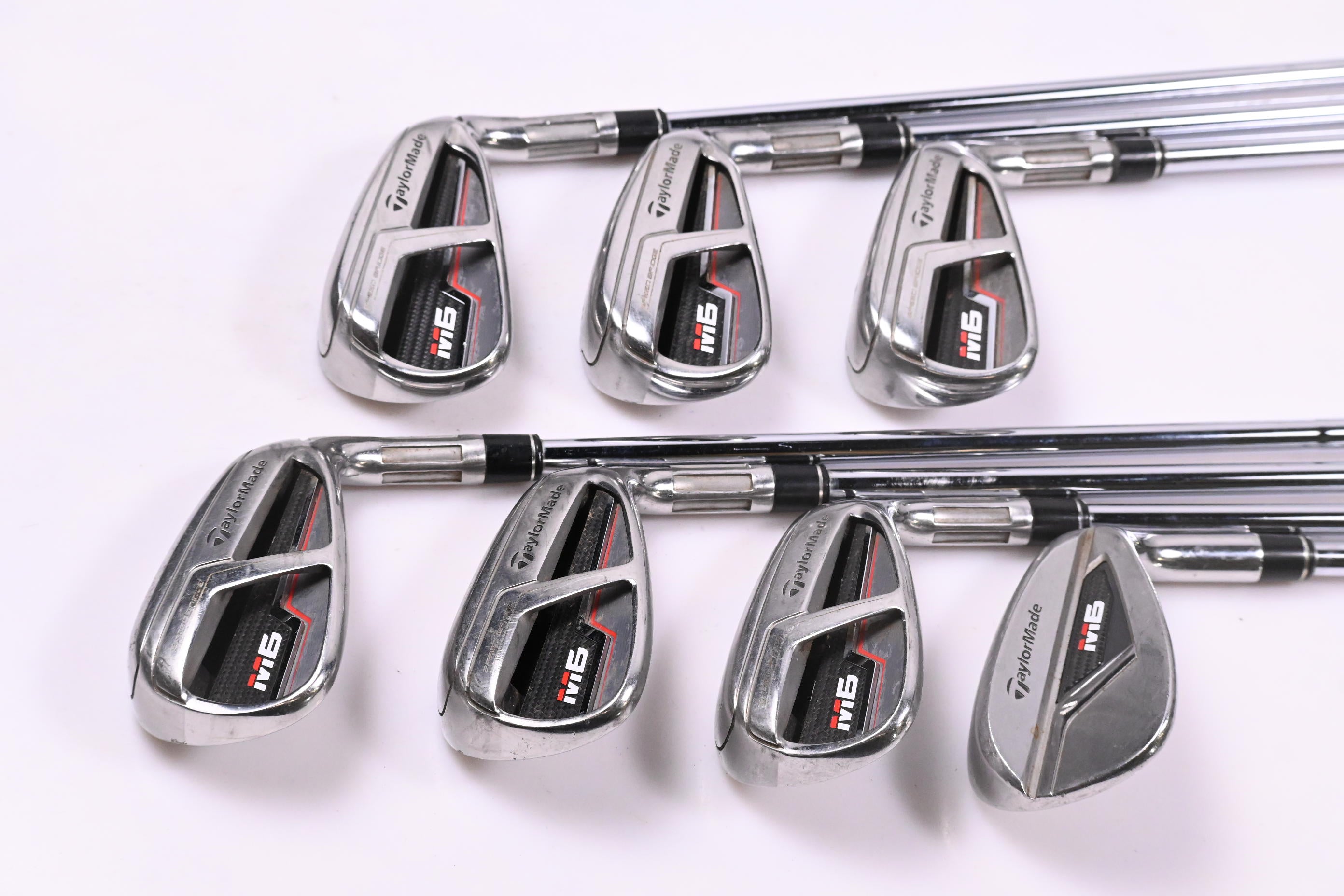 Taylormade M6 Irons / 5-PW+GW / Regular Flex KBS MAX 85 Shafts
