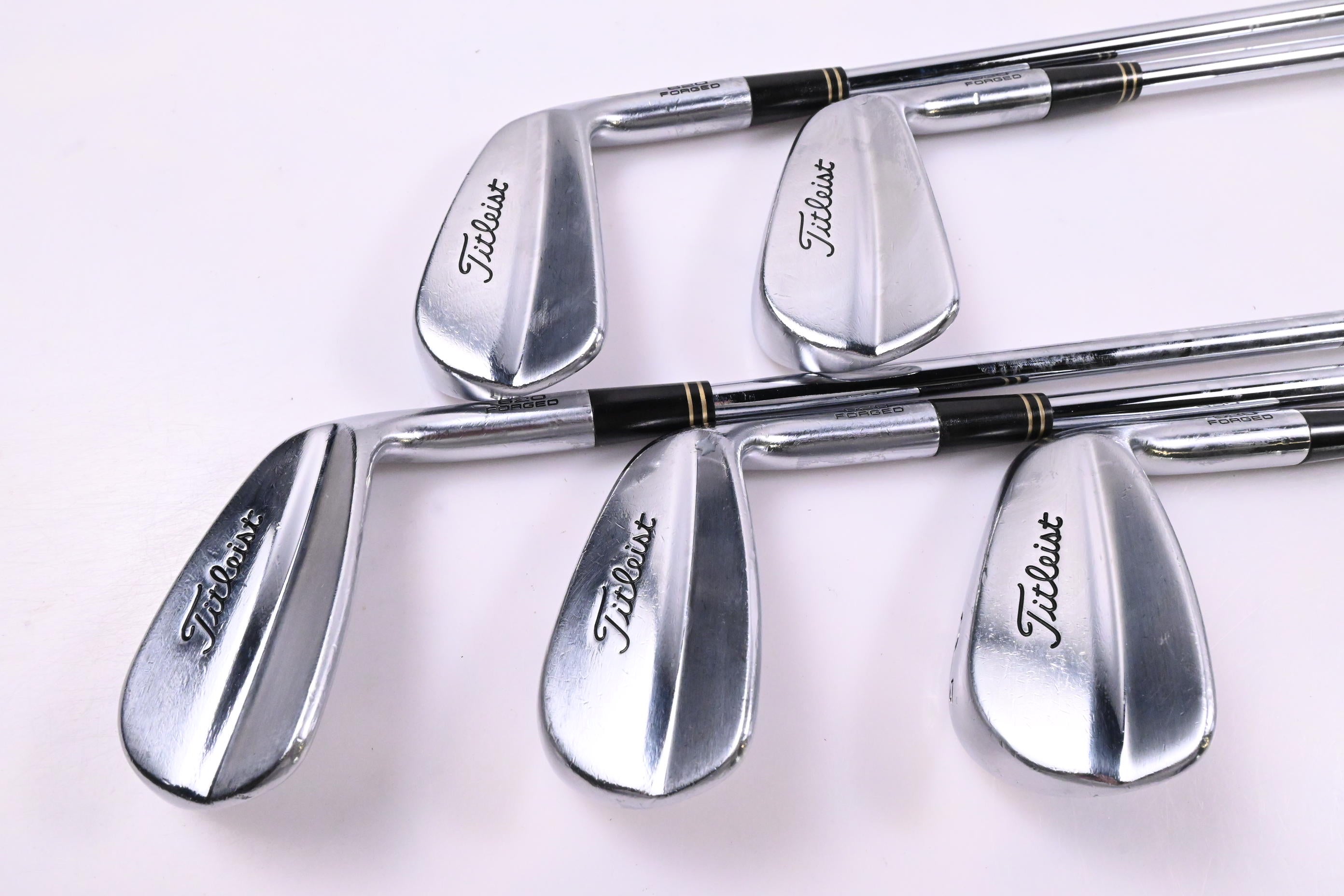 Titleist MB 620 Irons / 6-PW / Stiff Flex Titleist Steel Shafts