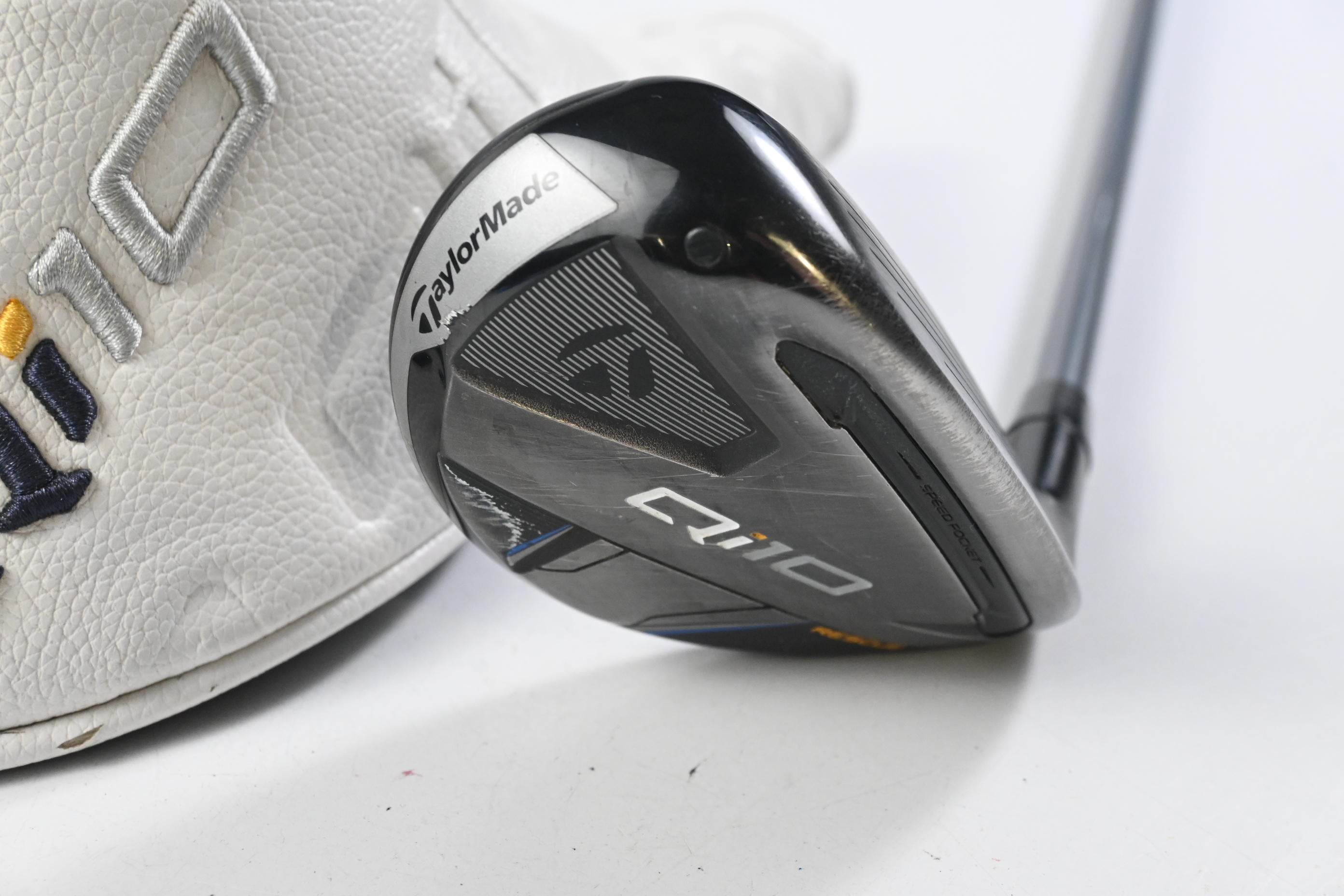 Taylormade Qi10 #3 Hybrid / 19 Degree / Stiff Flex HZRDUS Silver 75 Shaft