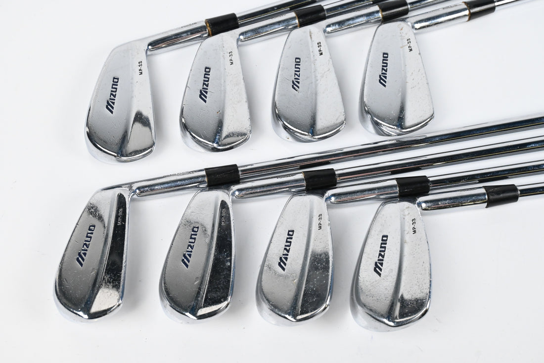 Mizuno MP-33 Irons / 3-PW / Stiff Flex Project X Precision Flighted Shafts